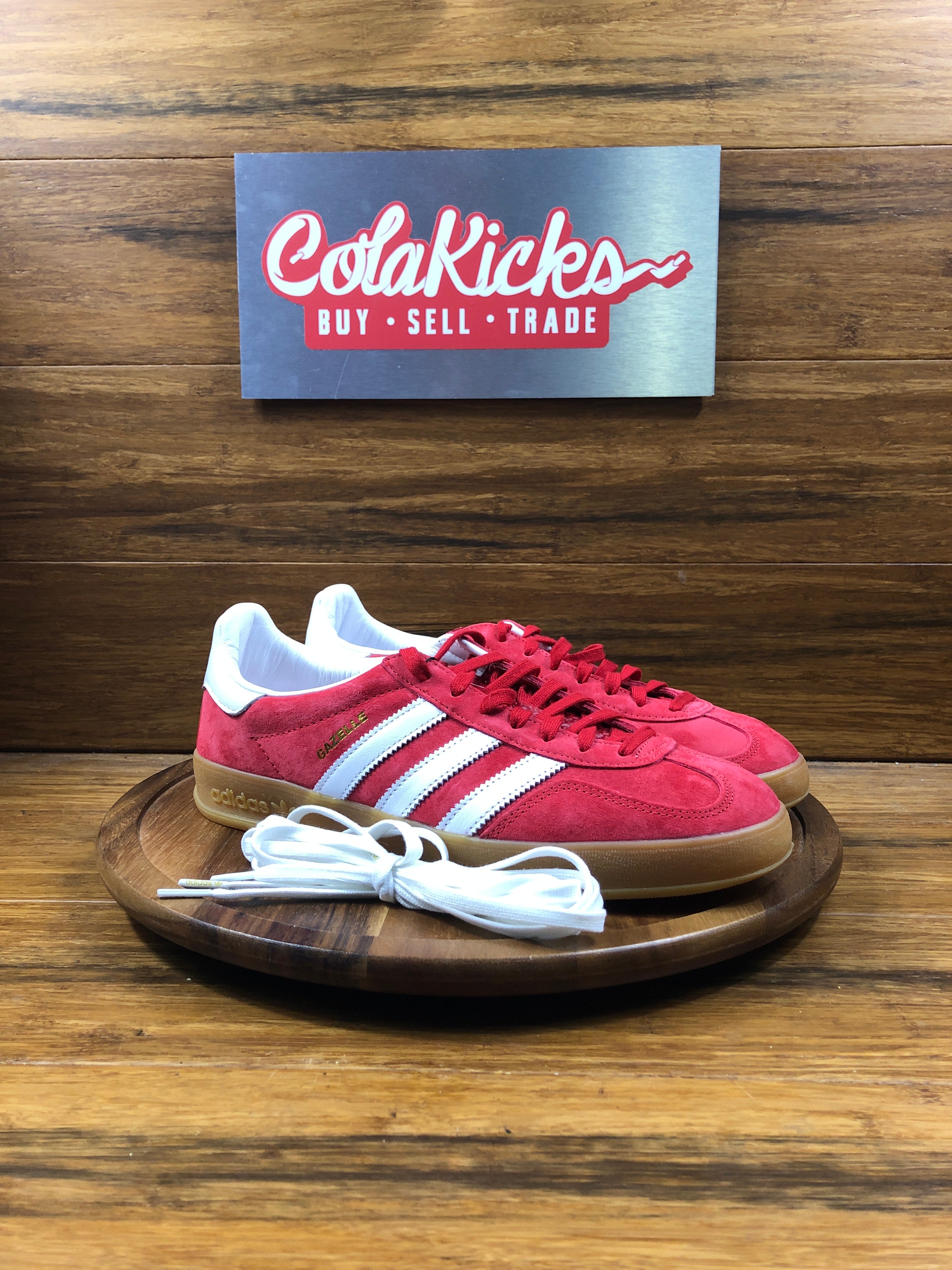 adidas Gazelle Indoor Scarlet Cloud White