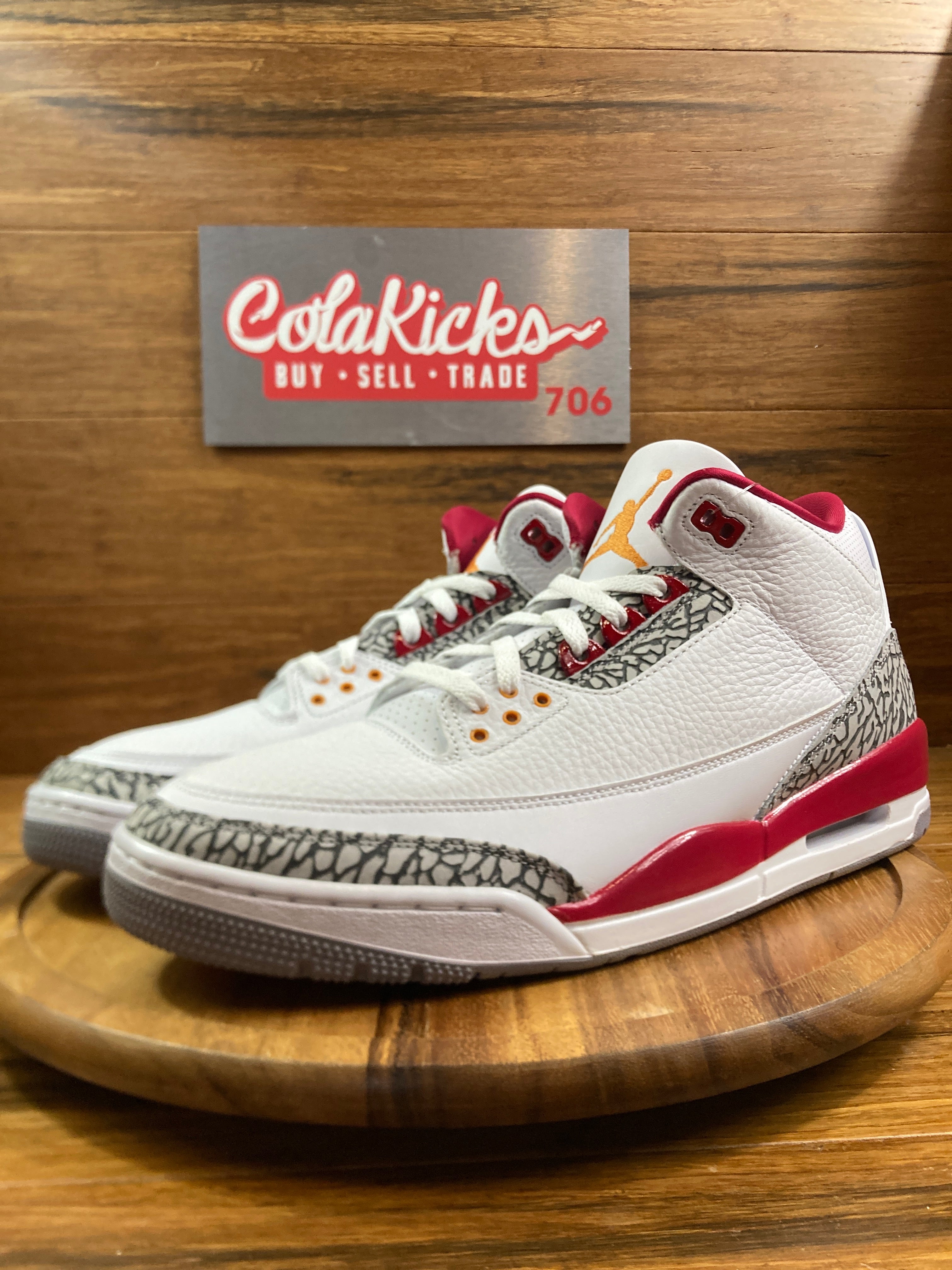 Jordan 3 Retro Cardinal Red (B-Grade)