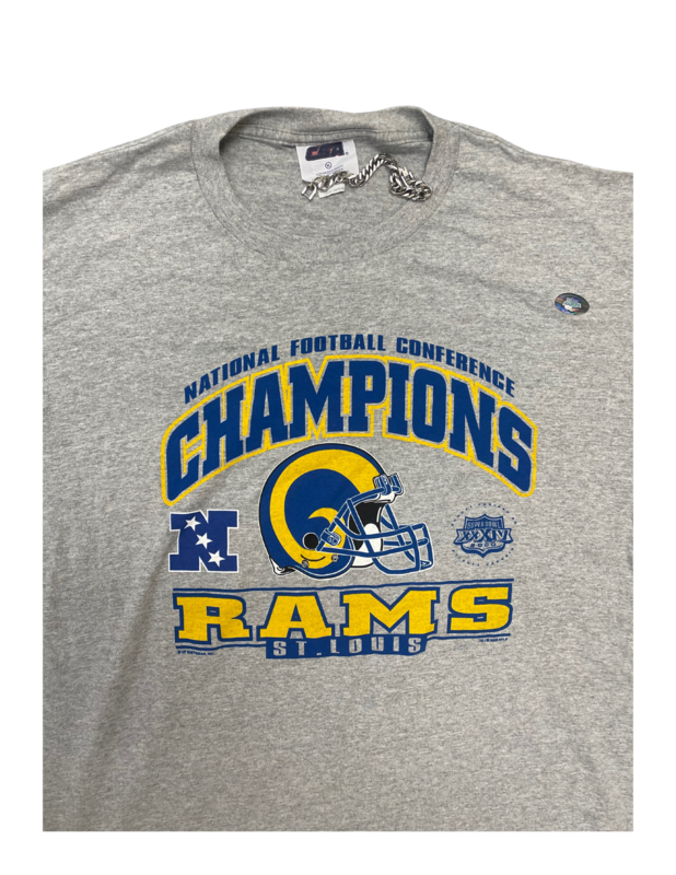 St. Louis Rams NFC Champions Tee Grey