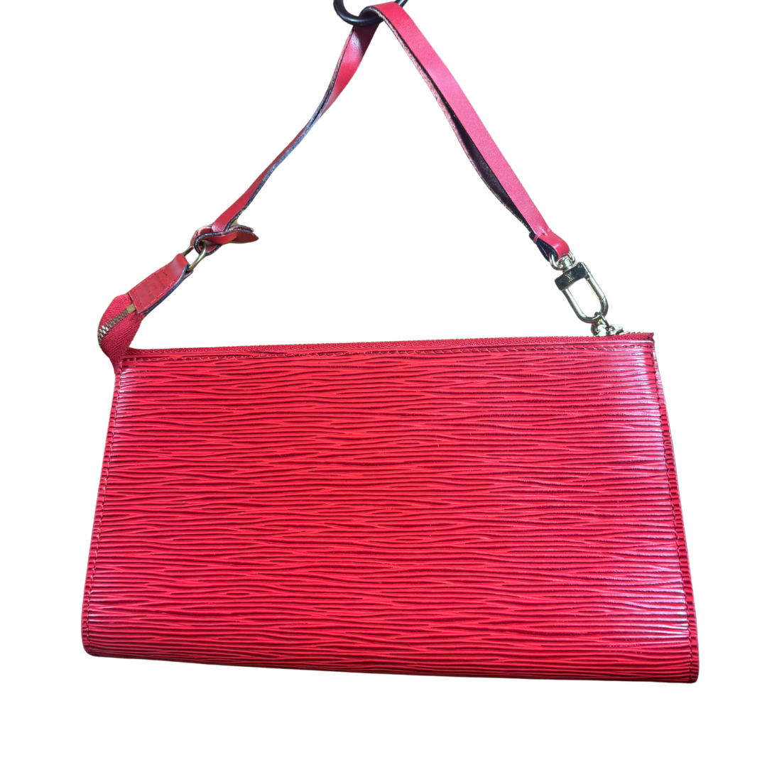 Louis Vuitton Epi Leather Pochette Red