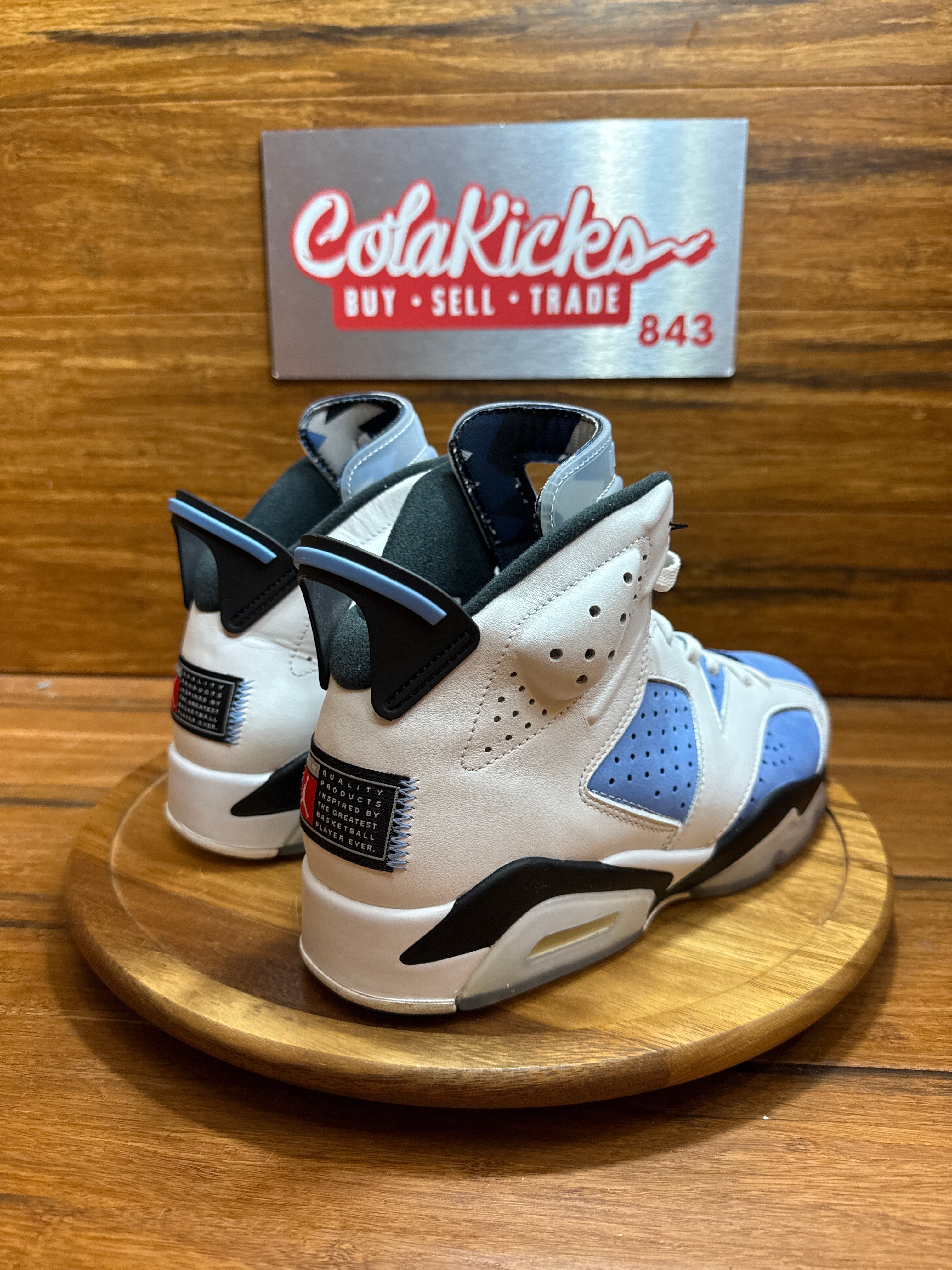 Jordan 6 Retro UNC White