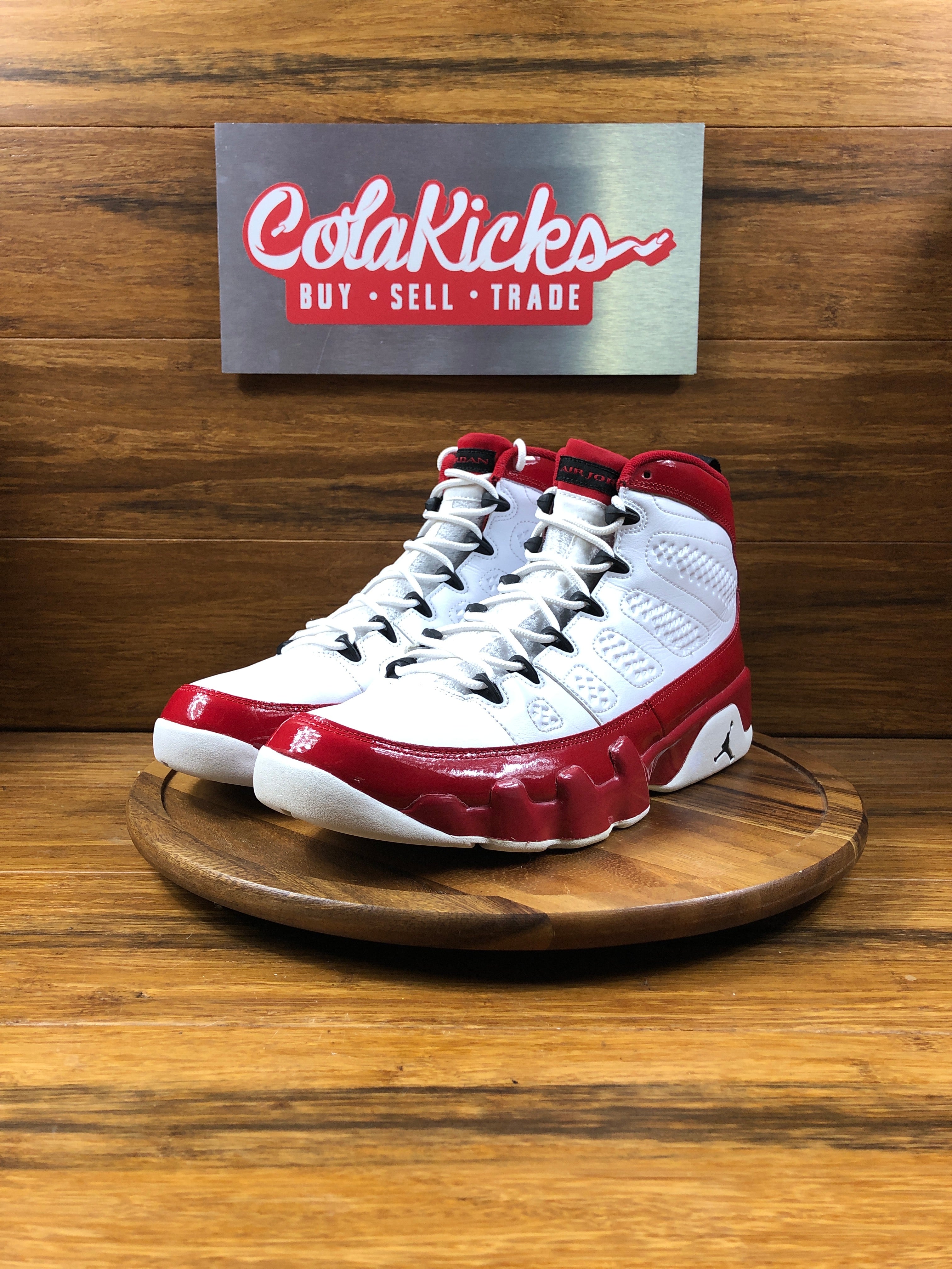 Jordan 9 Retro White Gym Red