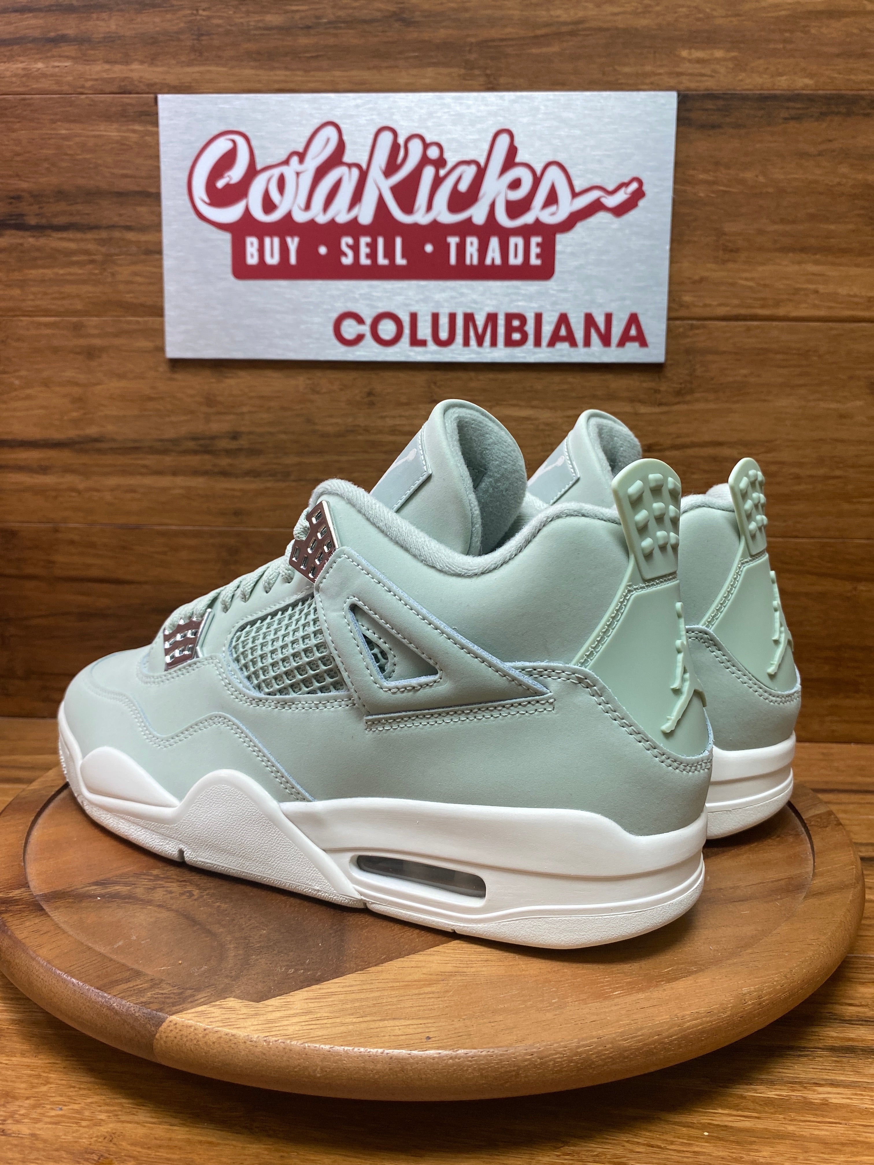 Jordan 4 Retro Seafoam Sail (Women's)