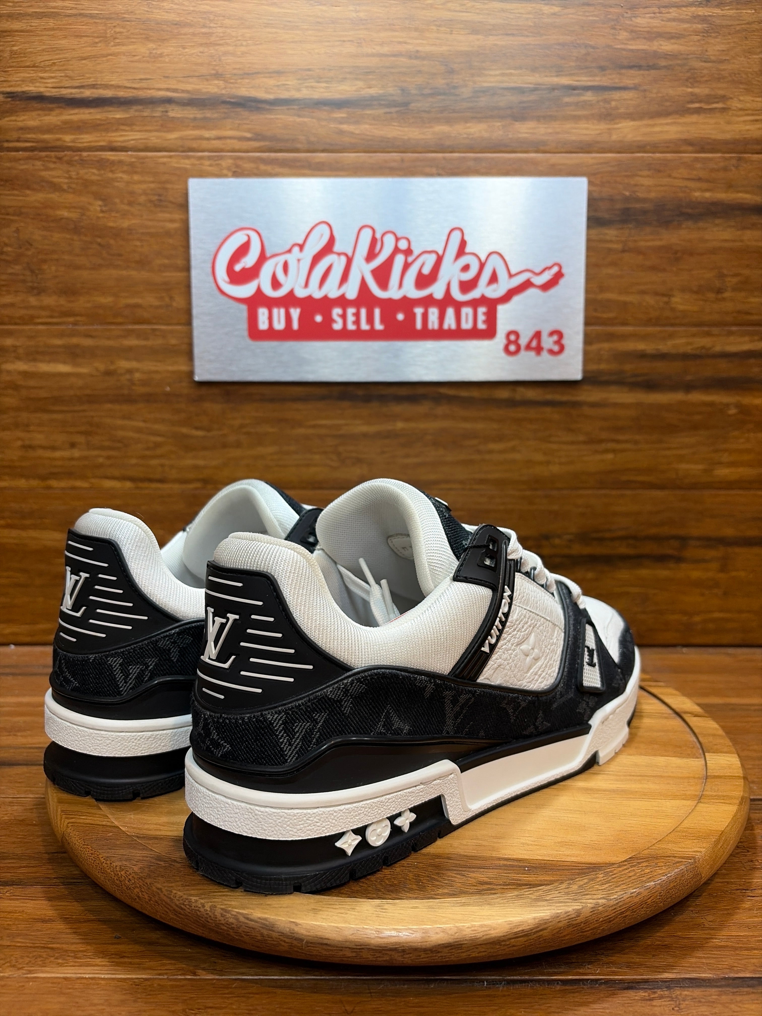 Louis Vuitton LV Trainer White Black