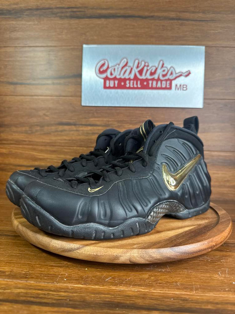 Nike Air Foamposite Pro Black Metallic Gold
