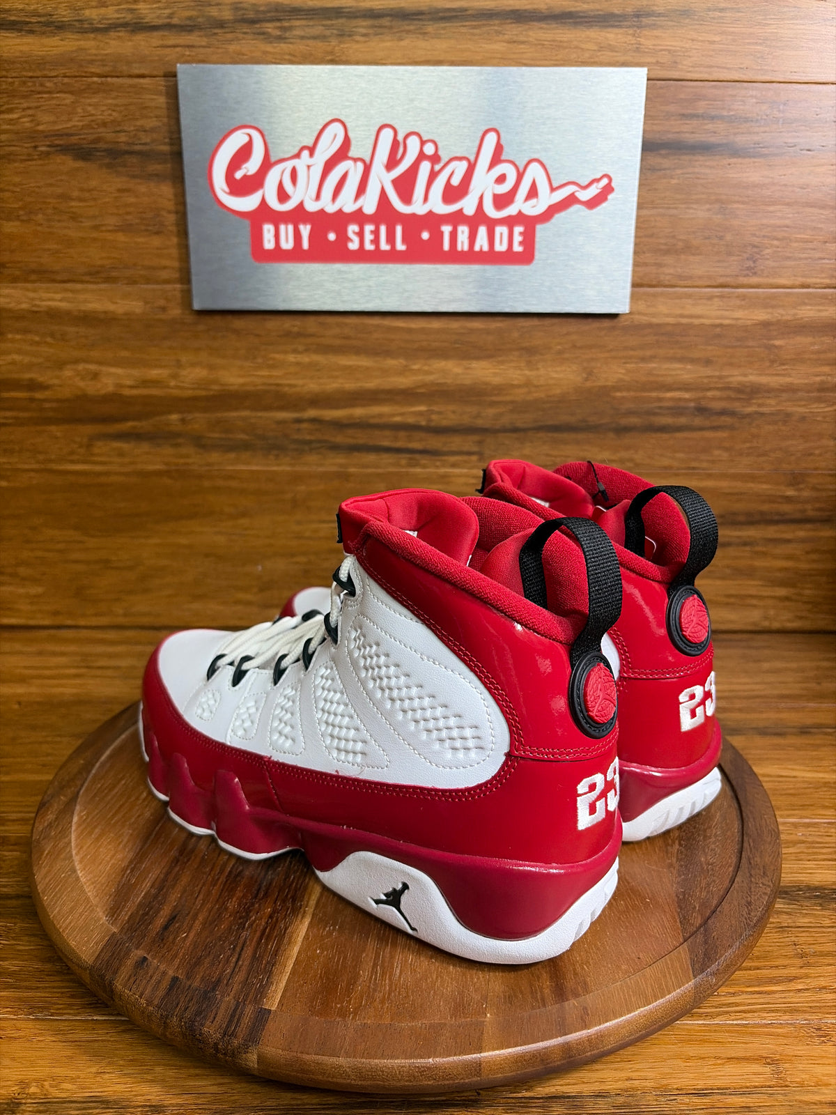 Jordan 9 Retro White Gym Red