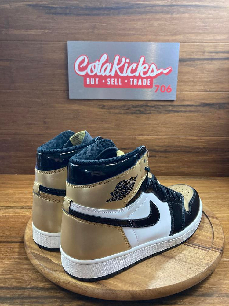 Jordan 1 Retro High NRG Patent Gold Toe