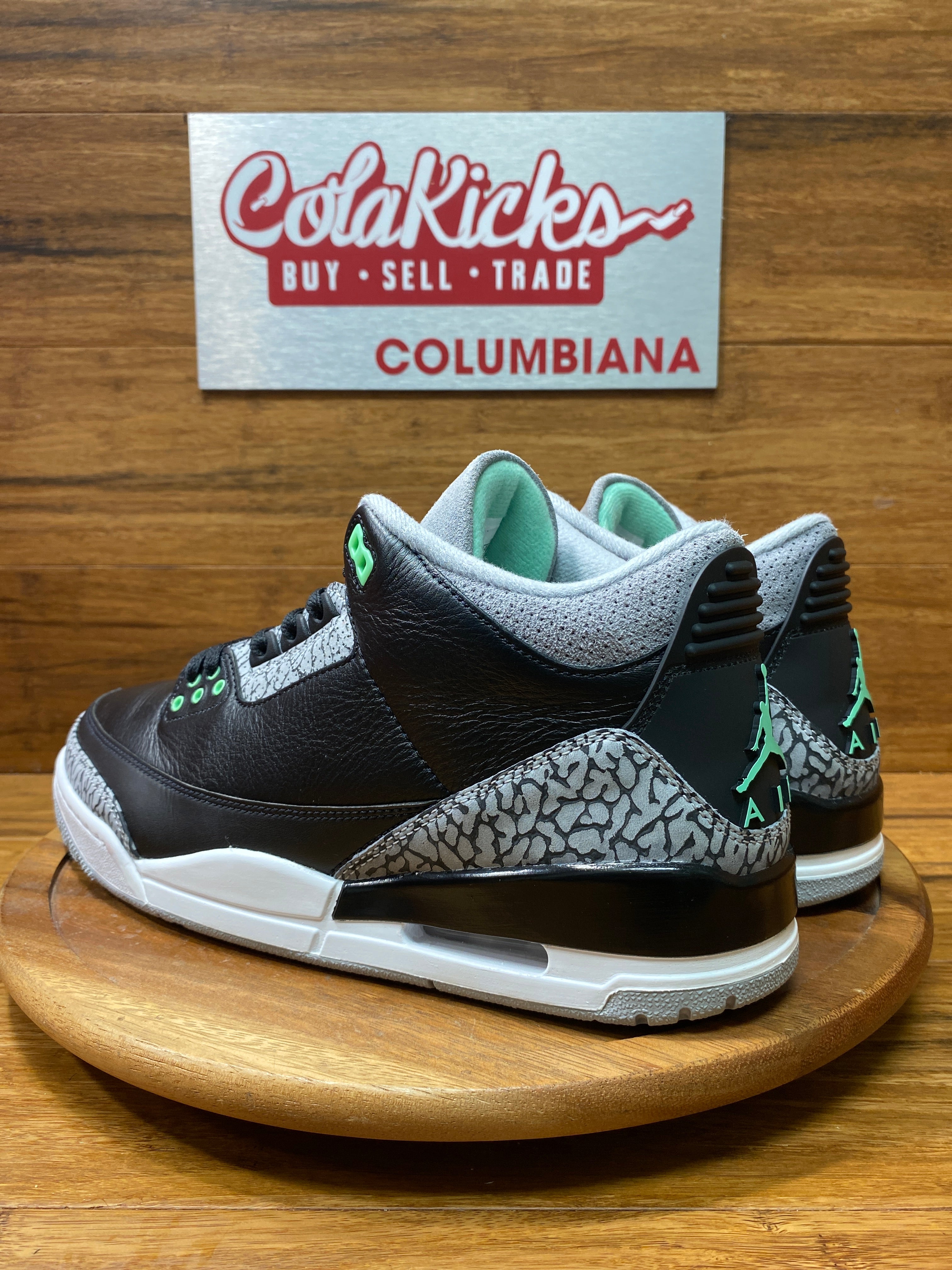 Jordan 3 Retro Green Glow