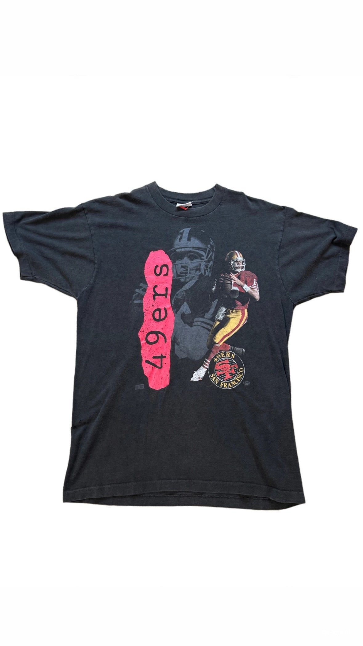 90's NFL San Francisco 49ers Salem Sportswear Tee Black