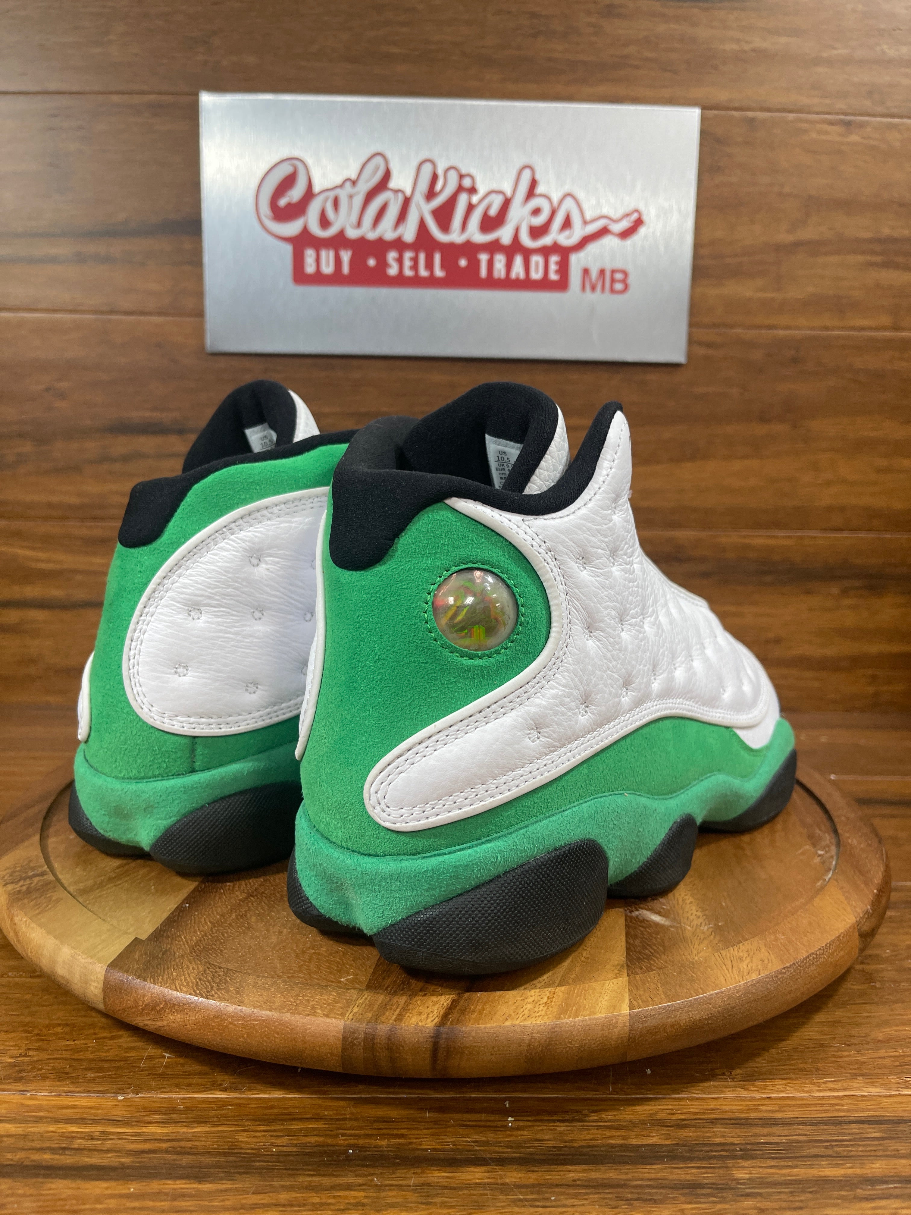 Jordan 13 Retro White Lucky Green