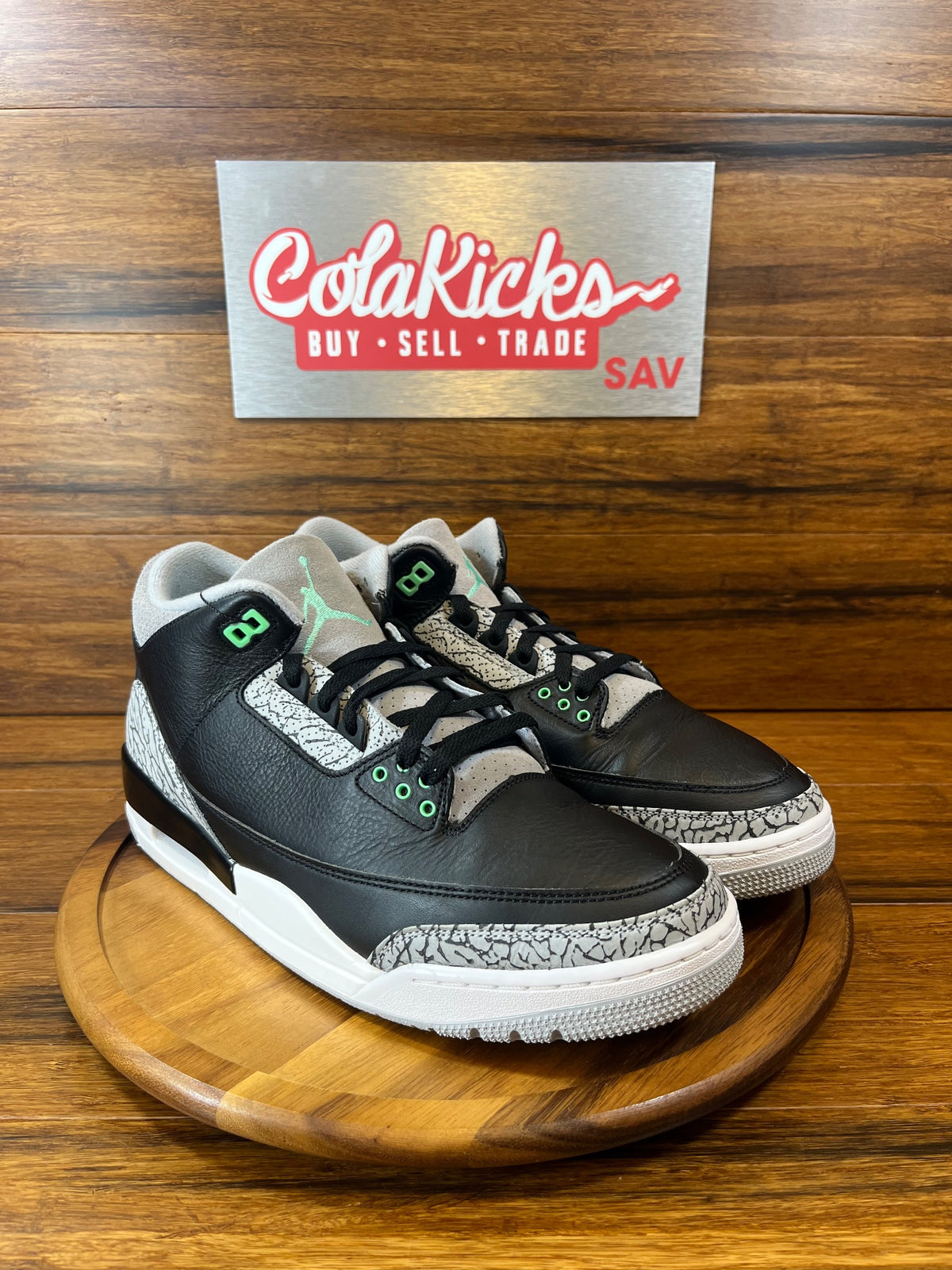 Jordan 3 Retro Green Glow
