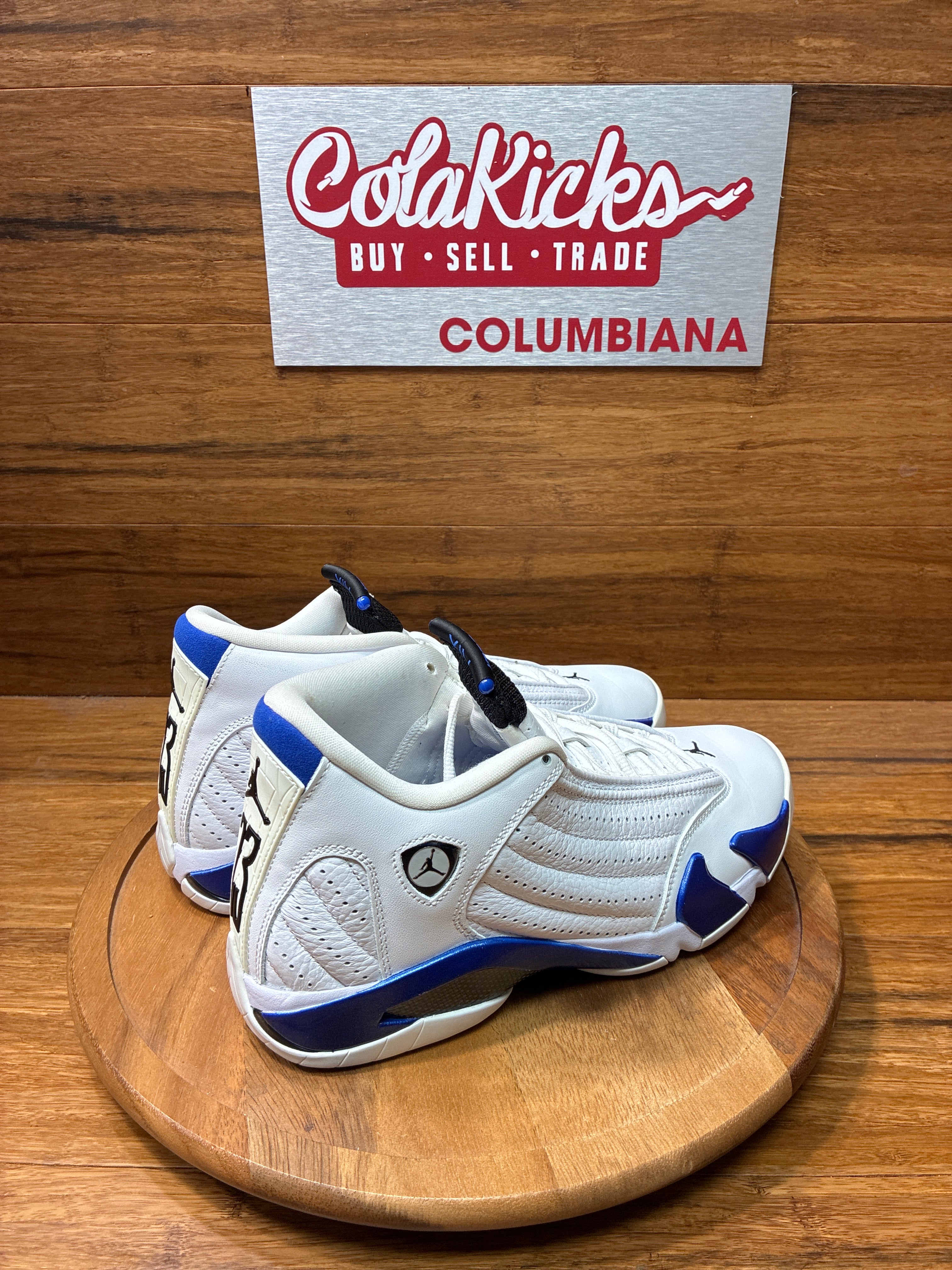 Jordan 14 Retro White Hyper Royal