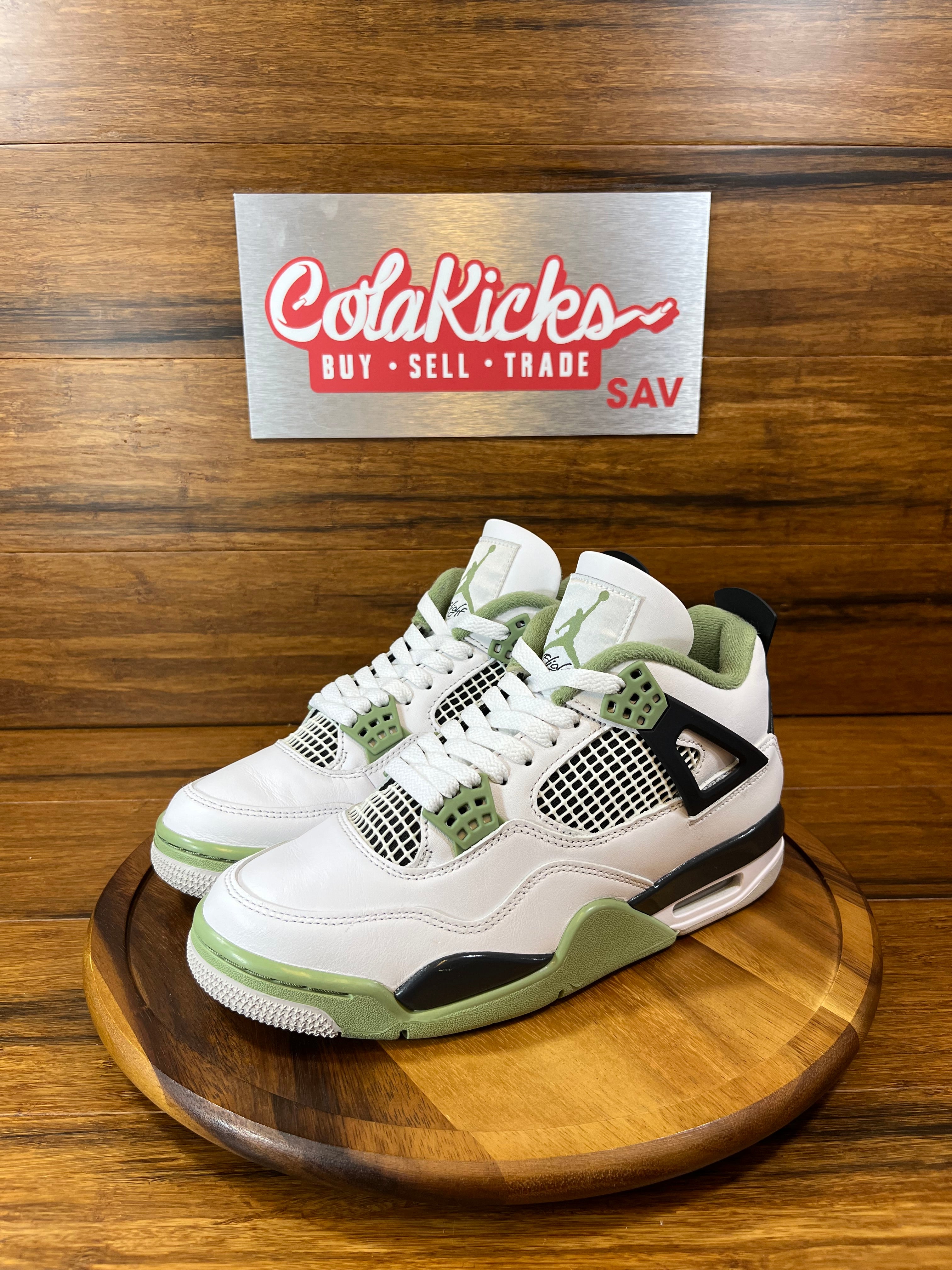 Jordan 4 Retro Seafoam (Women's)