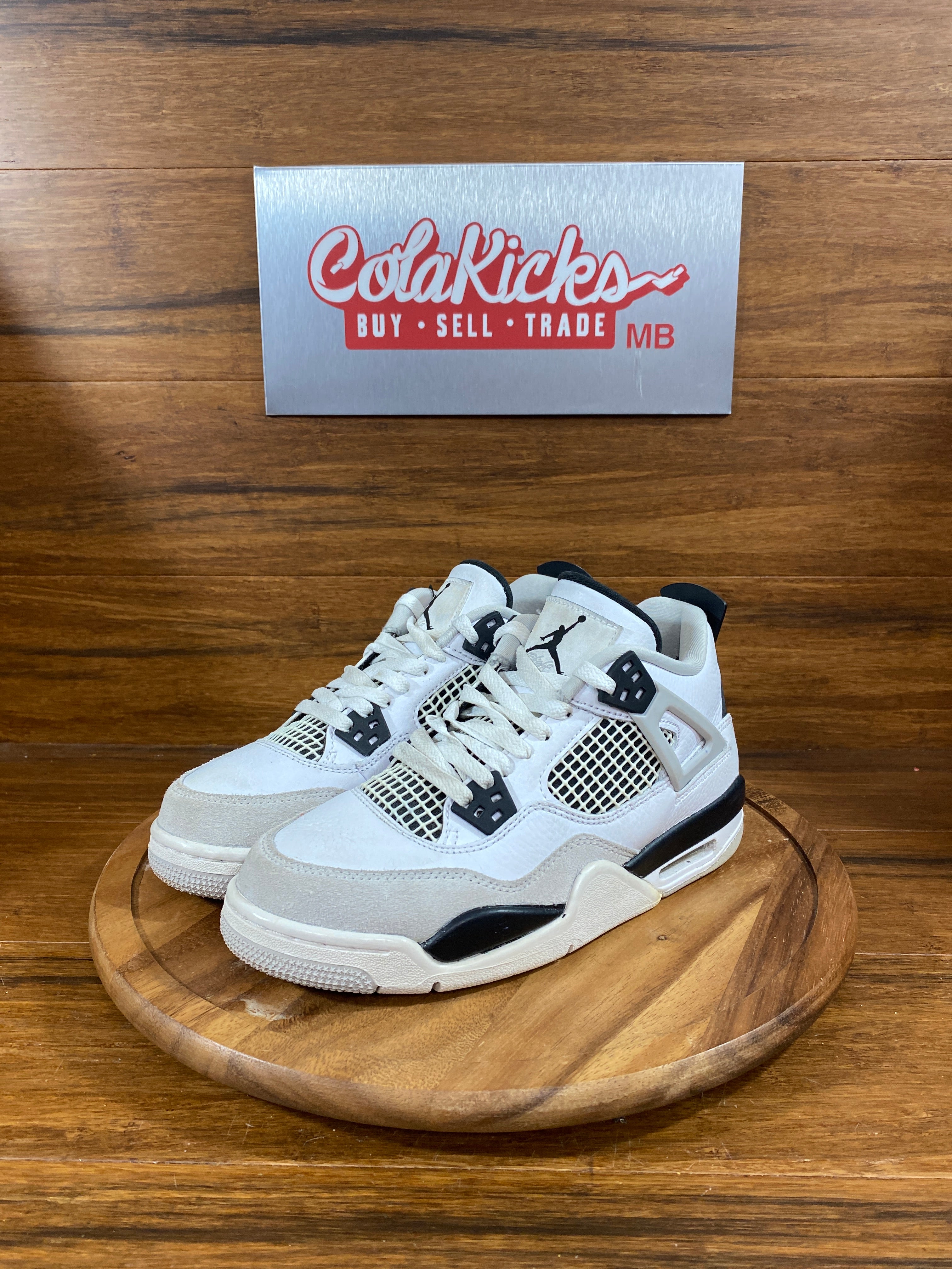 Jordan 4 Retro Military Black (GS)