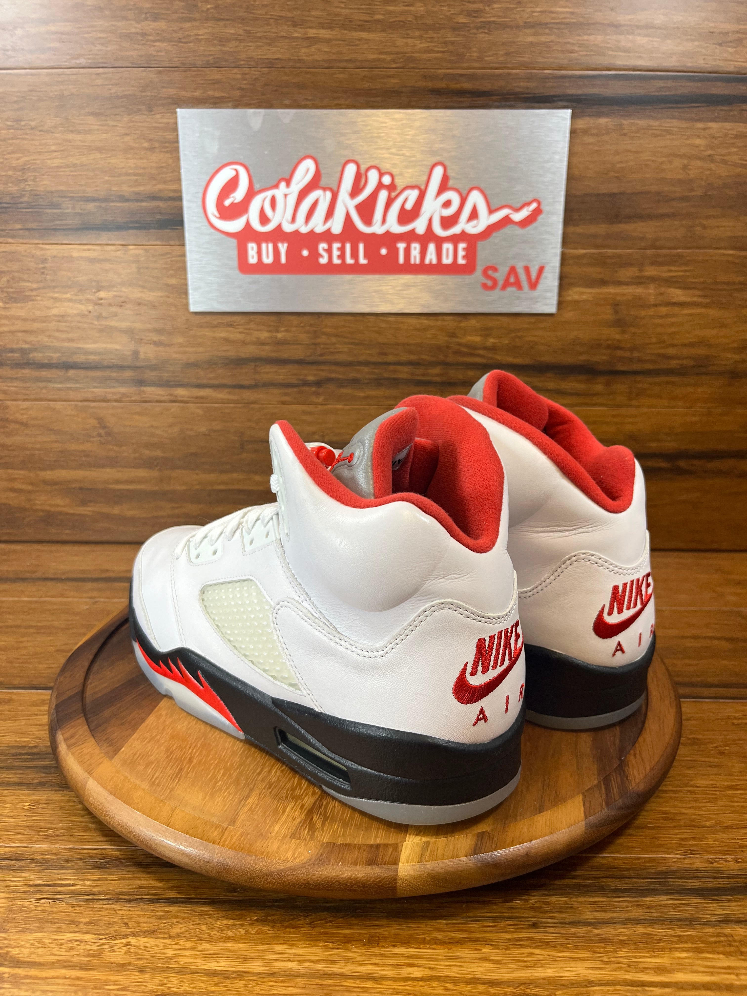 Jordan 5 Retro Fire Red Silver Tongue (2020)