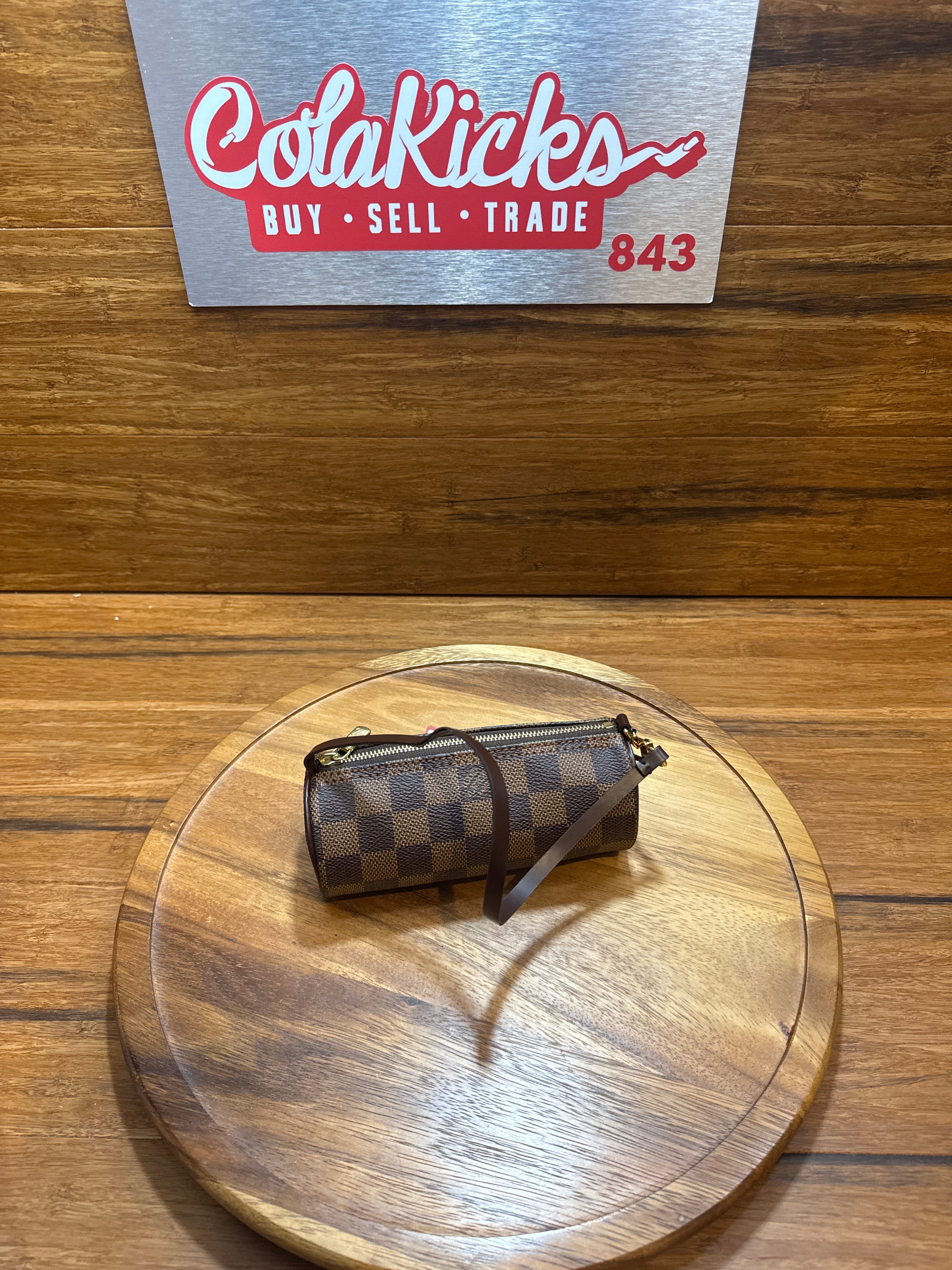 Louis Vuitton Damier Ebene Mini Papillon Pouch