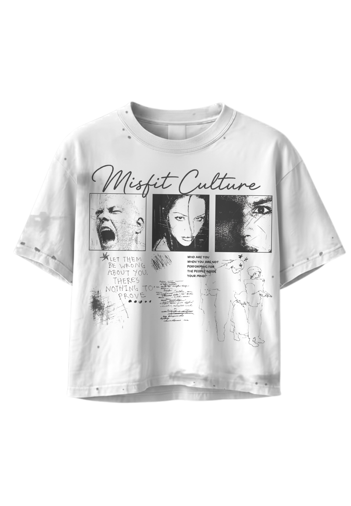 Misfits White tee Augusta