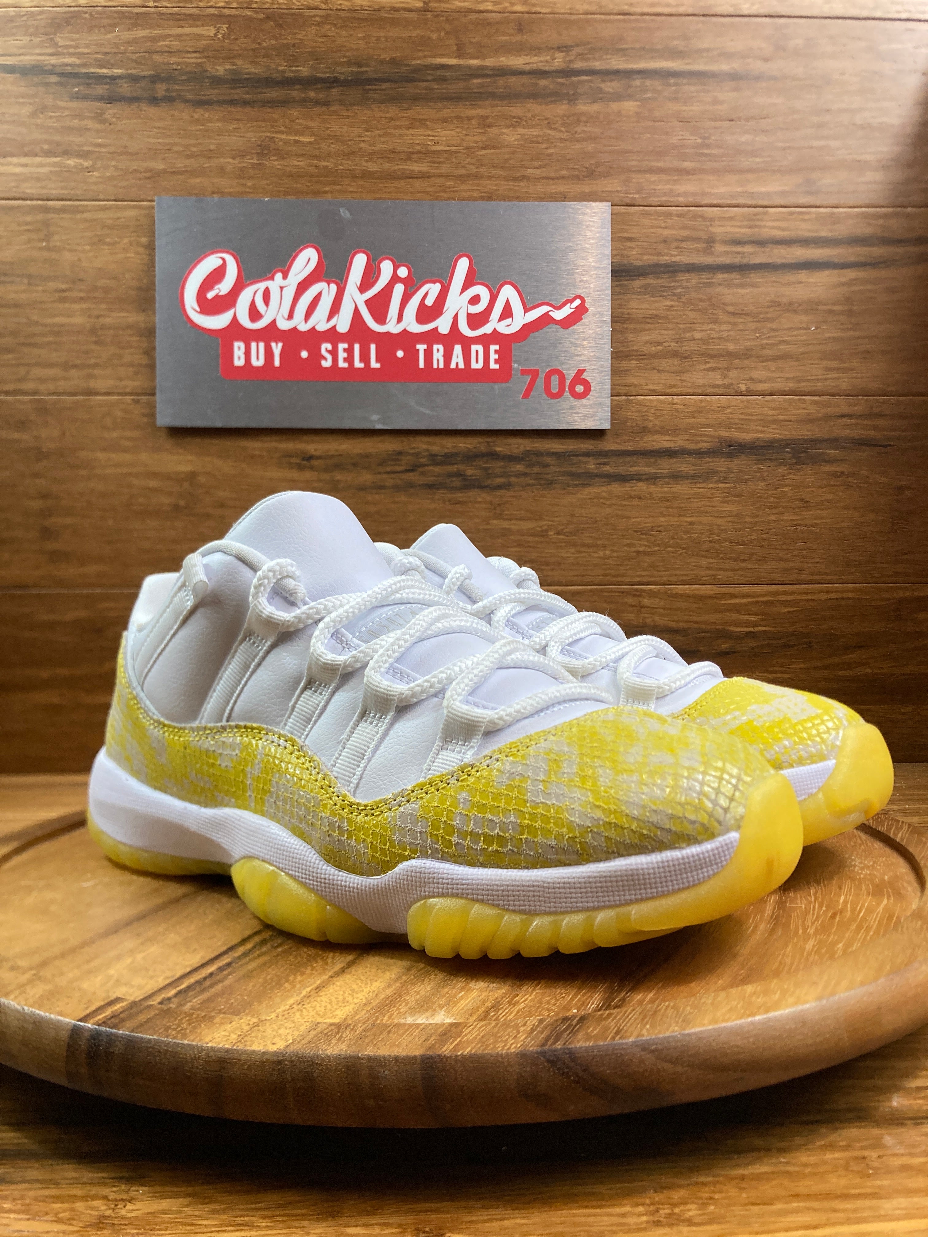 Jordan 11 Retro Low Yellow Snakeskin (Women's)
