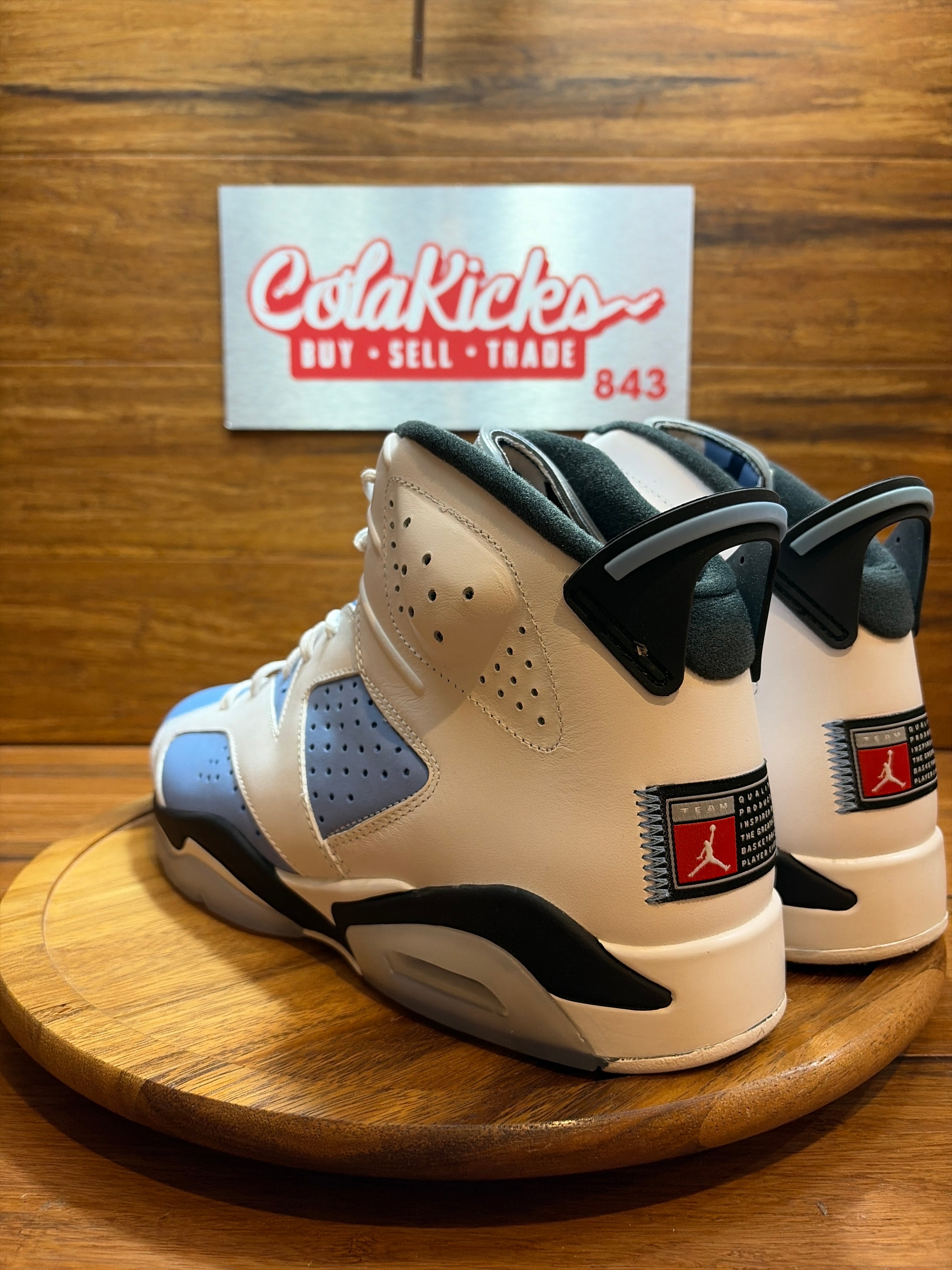 Jordan 6 Retro UNC White