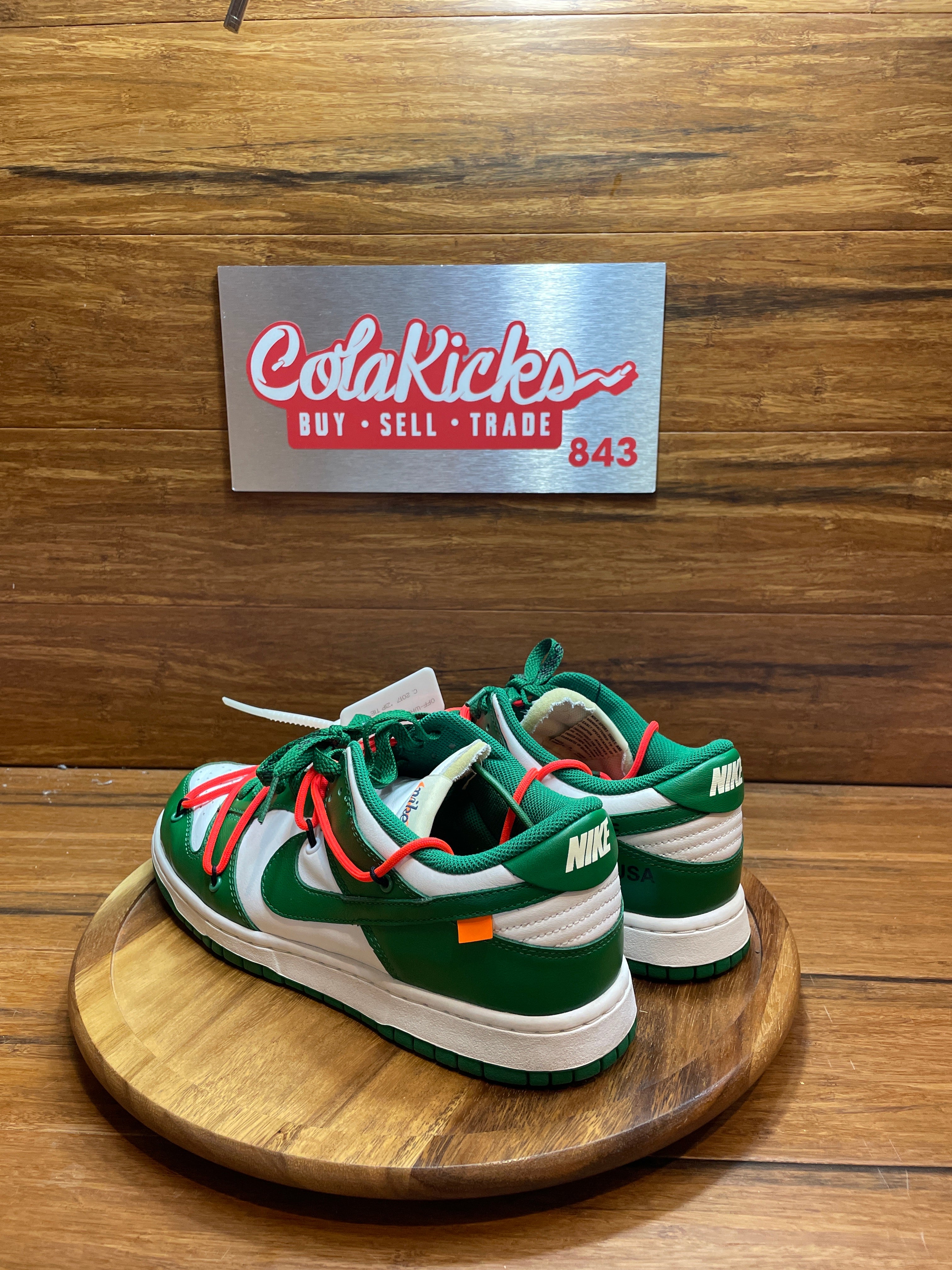 Nike Dunk Low Off-White Pine Green