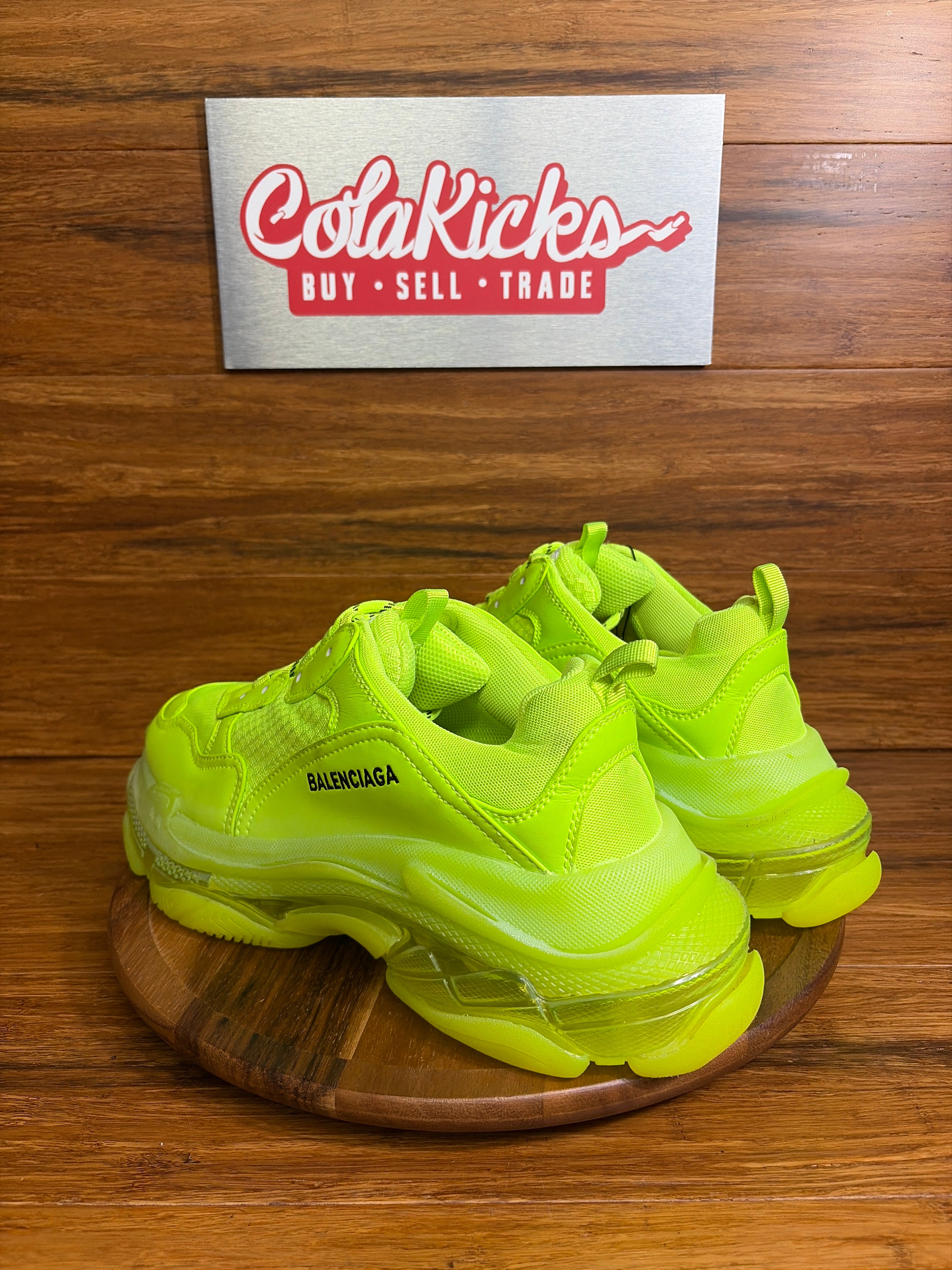 Balenciaga Triple S Clear Sole Fluo Yellow