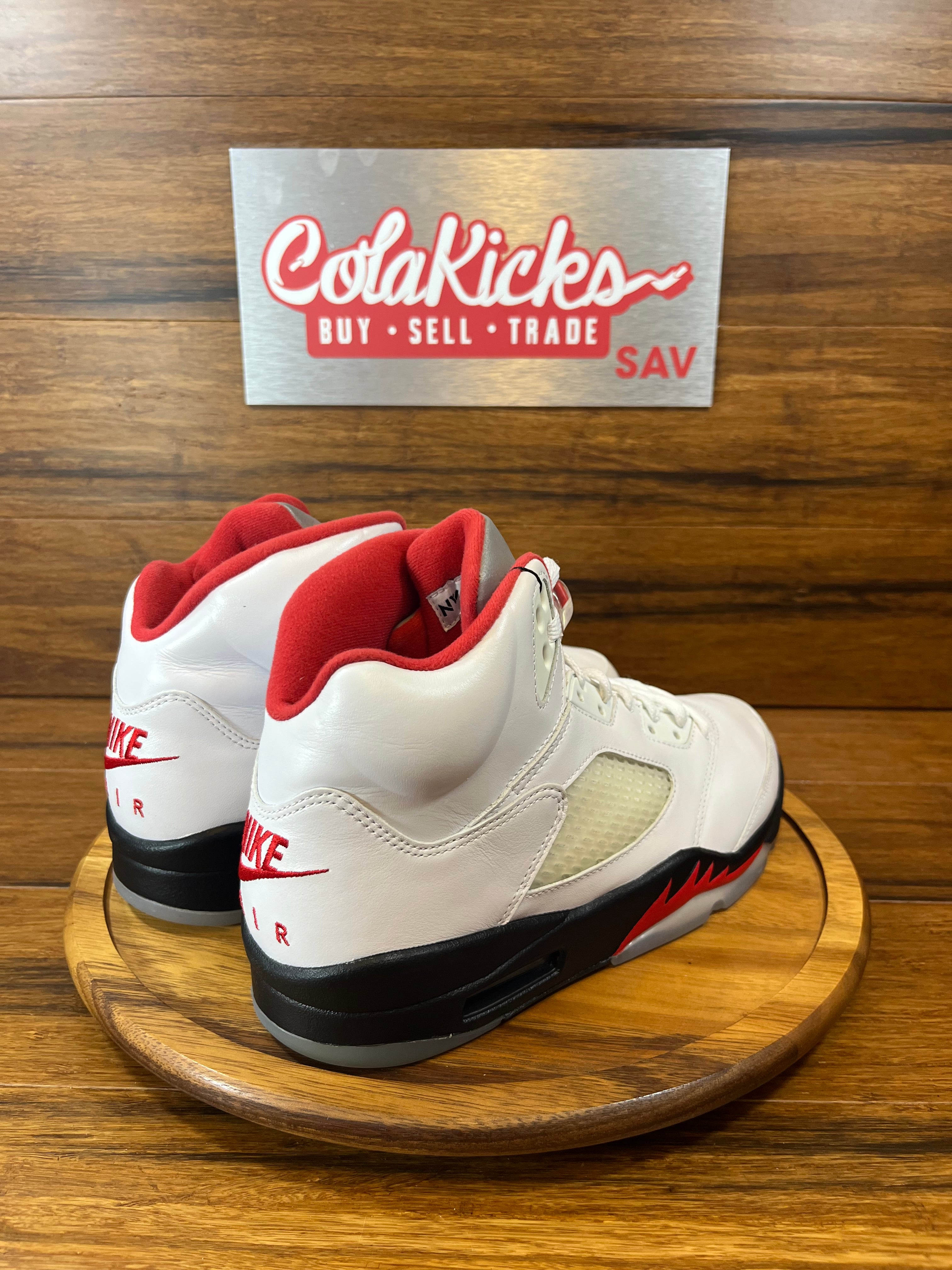 Jordan 5 Retro Fire Red Silver Tongue (2020)