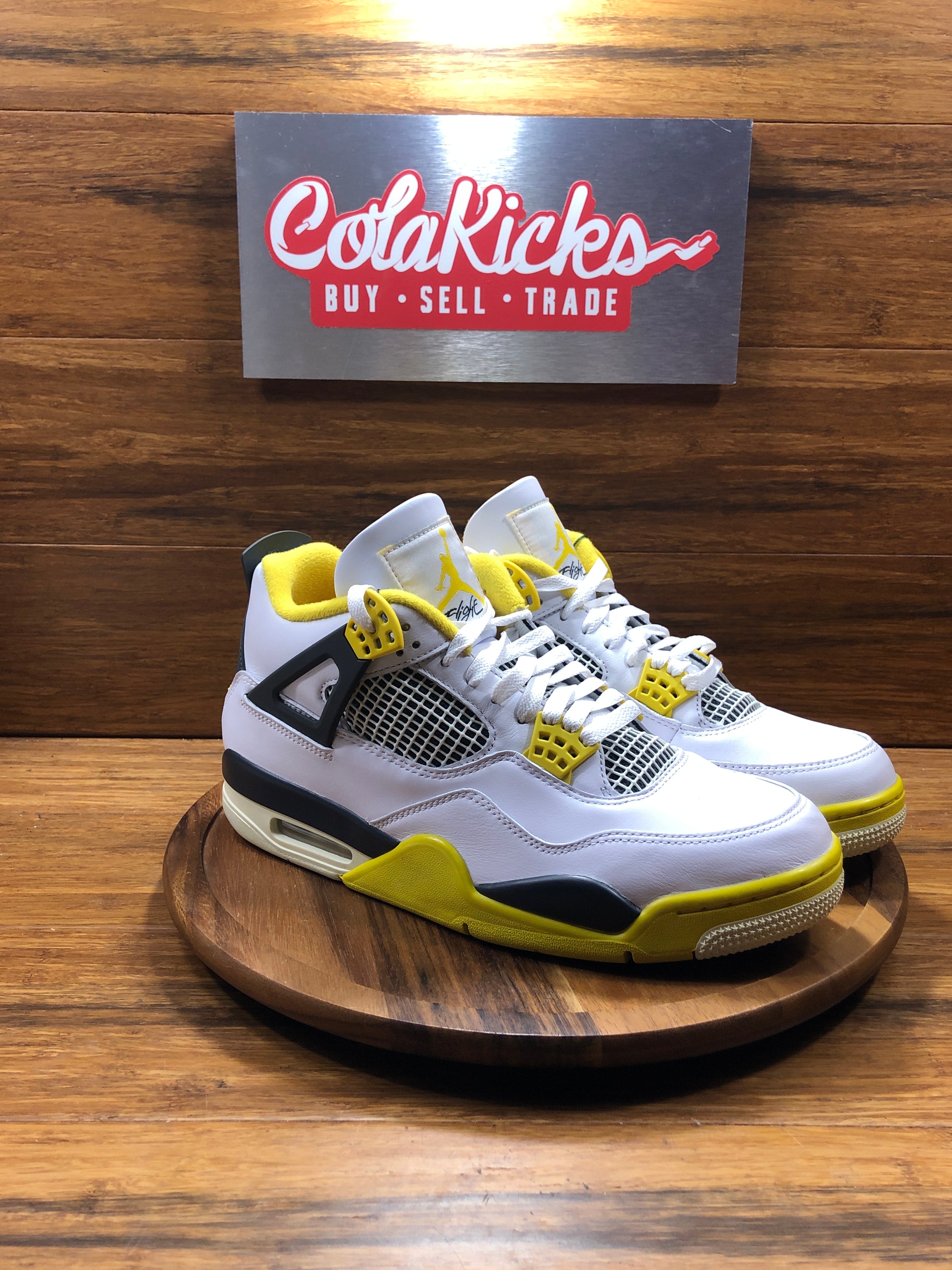 Jordan 4 Retro Vivid Sulfur (Women's)