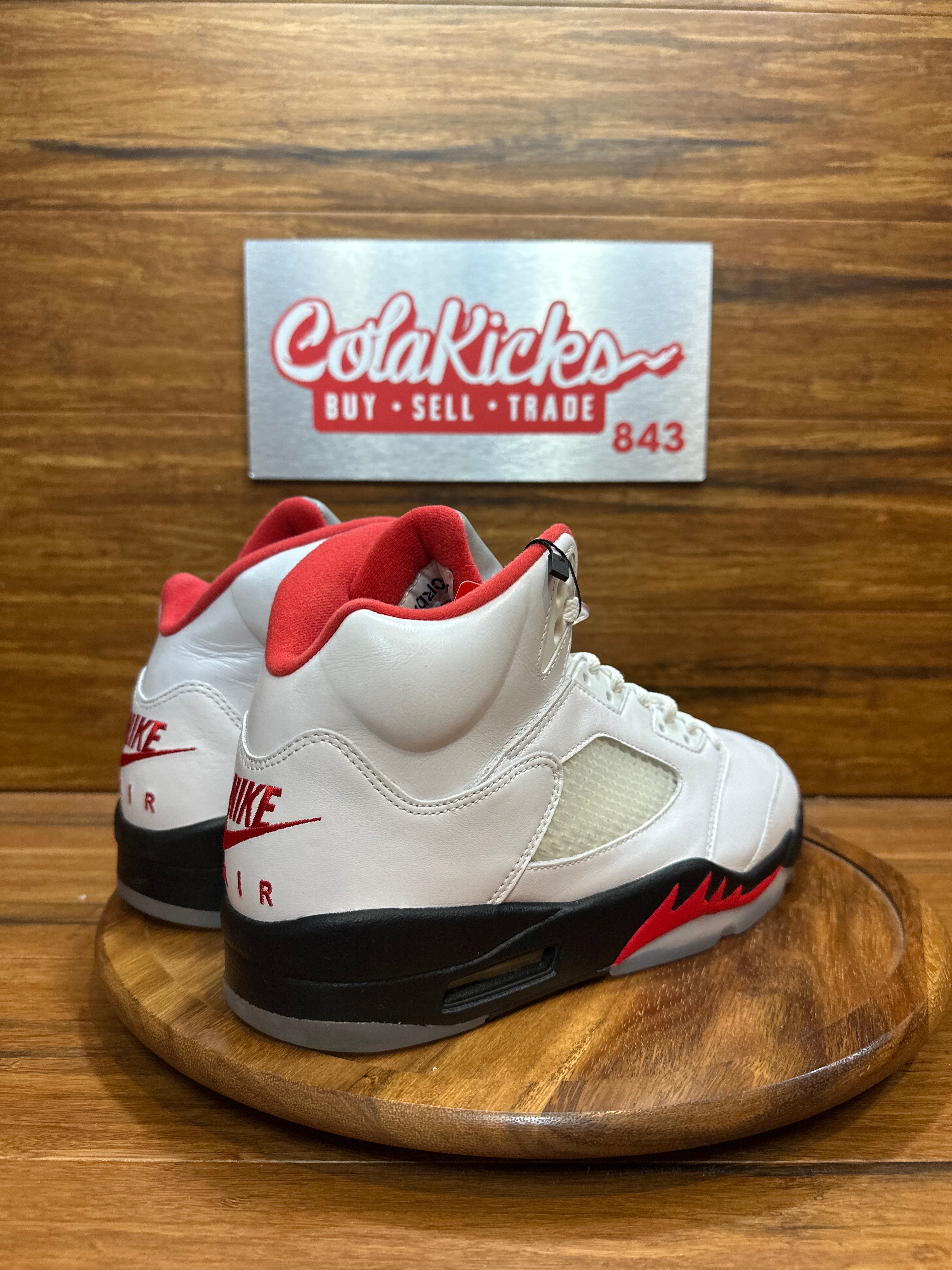 Jordan 5 Retro Fire Red Silver Tongue (2020)