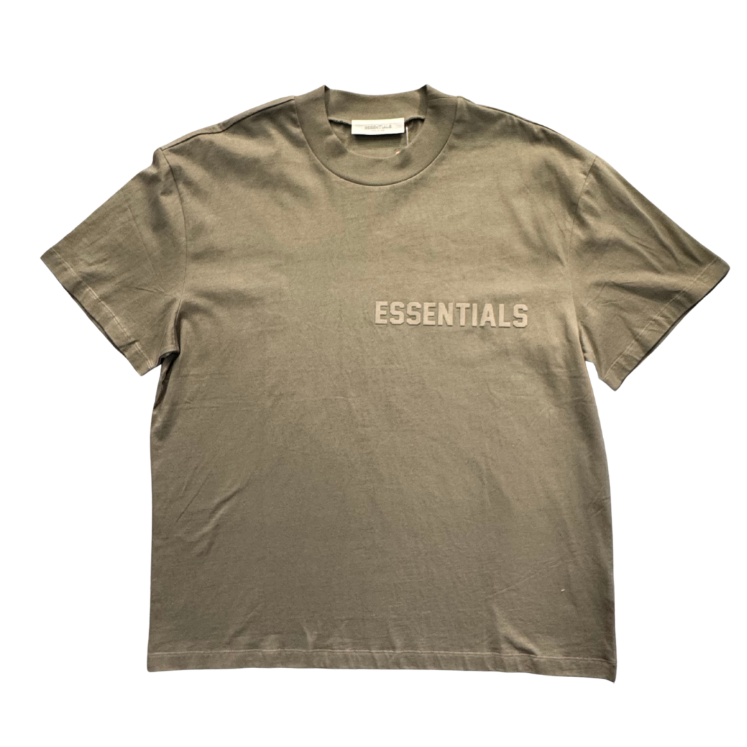 Fear of God Essentials Jersey Crewneck Tee Olive