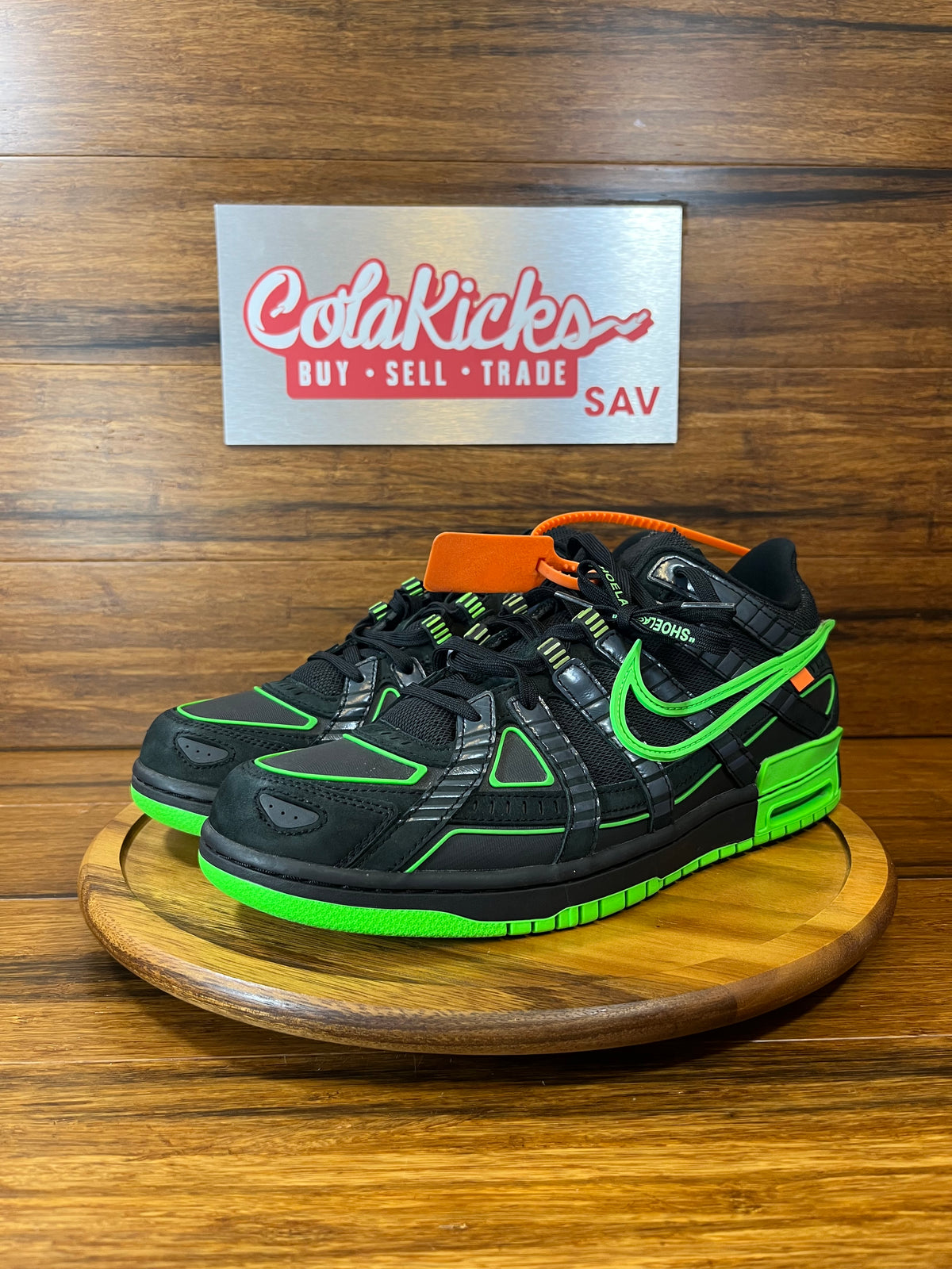 Nike Air Rubber Dunk Off-White Green Strike