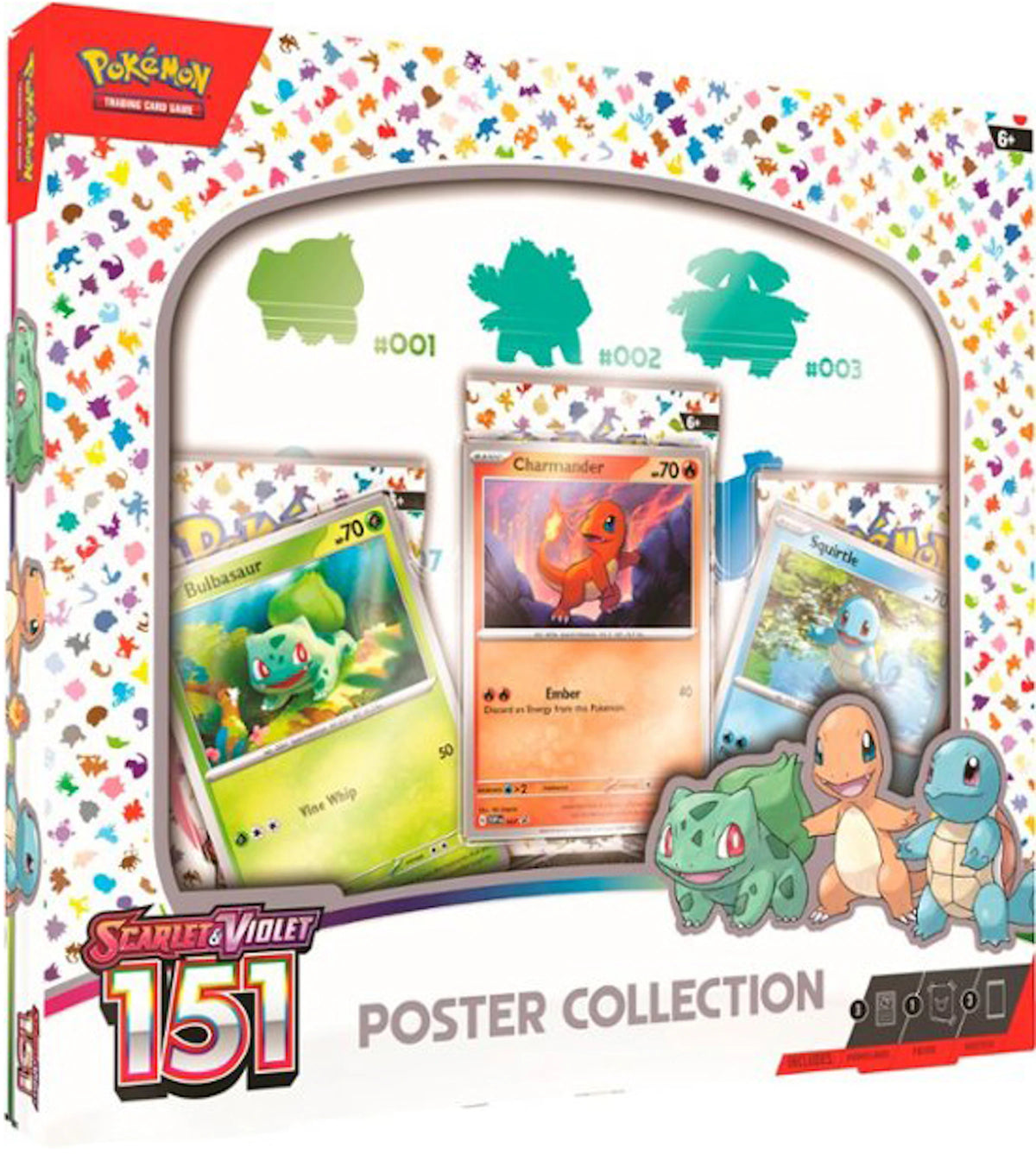 Pokémon TCG Scarlet & Violet 151 Poster Collection Wax Set
