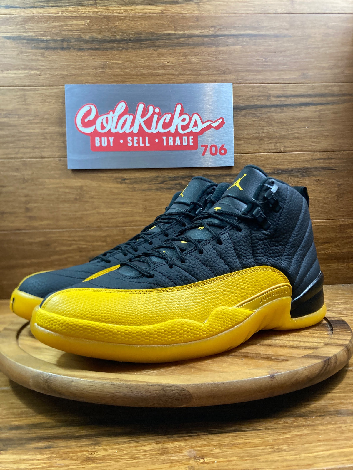 Jordan 12 Retro Black University Gold