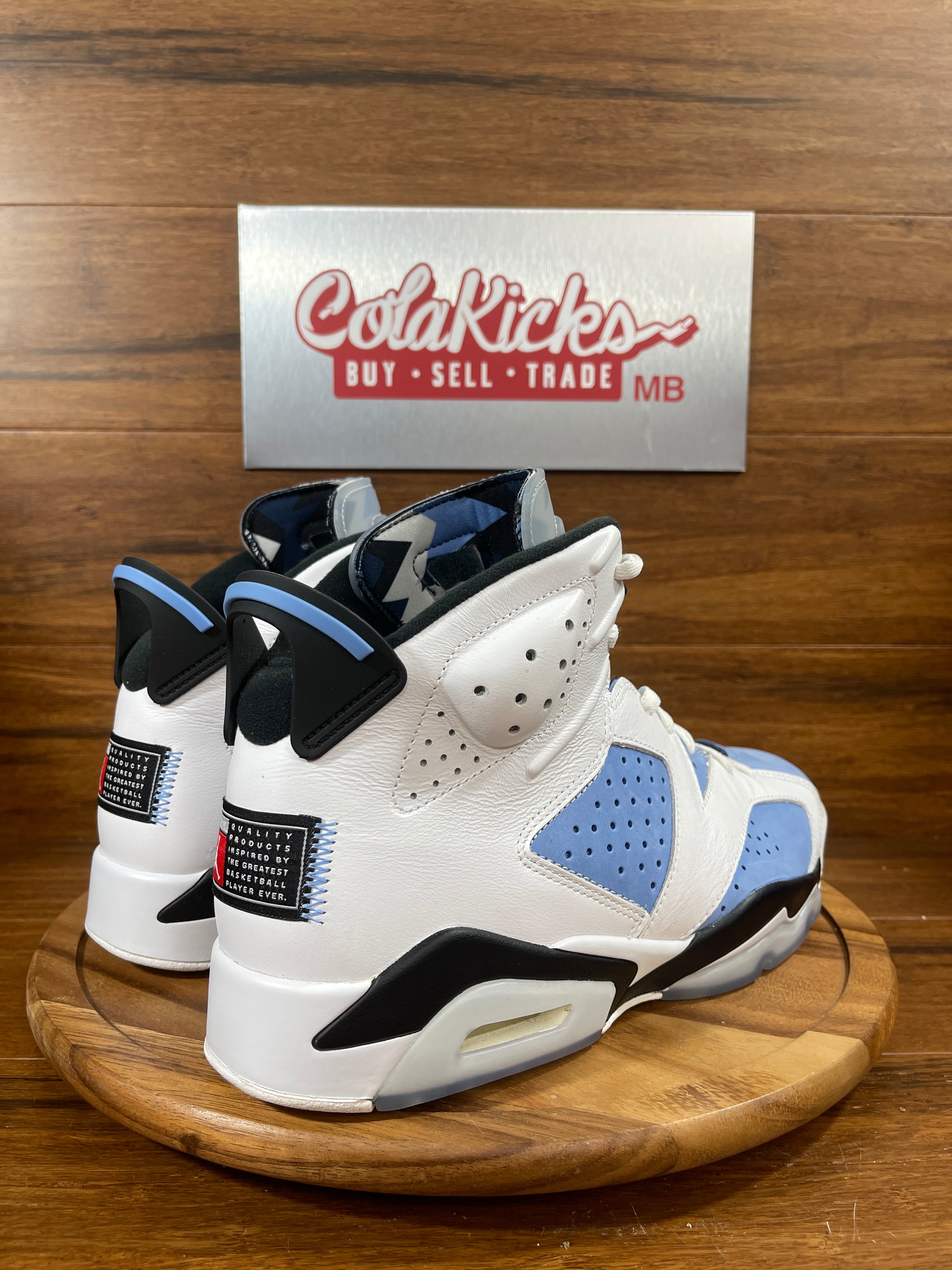 Jordan 6 Retro UNC White