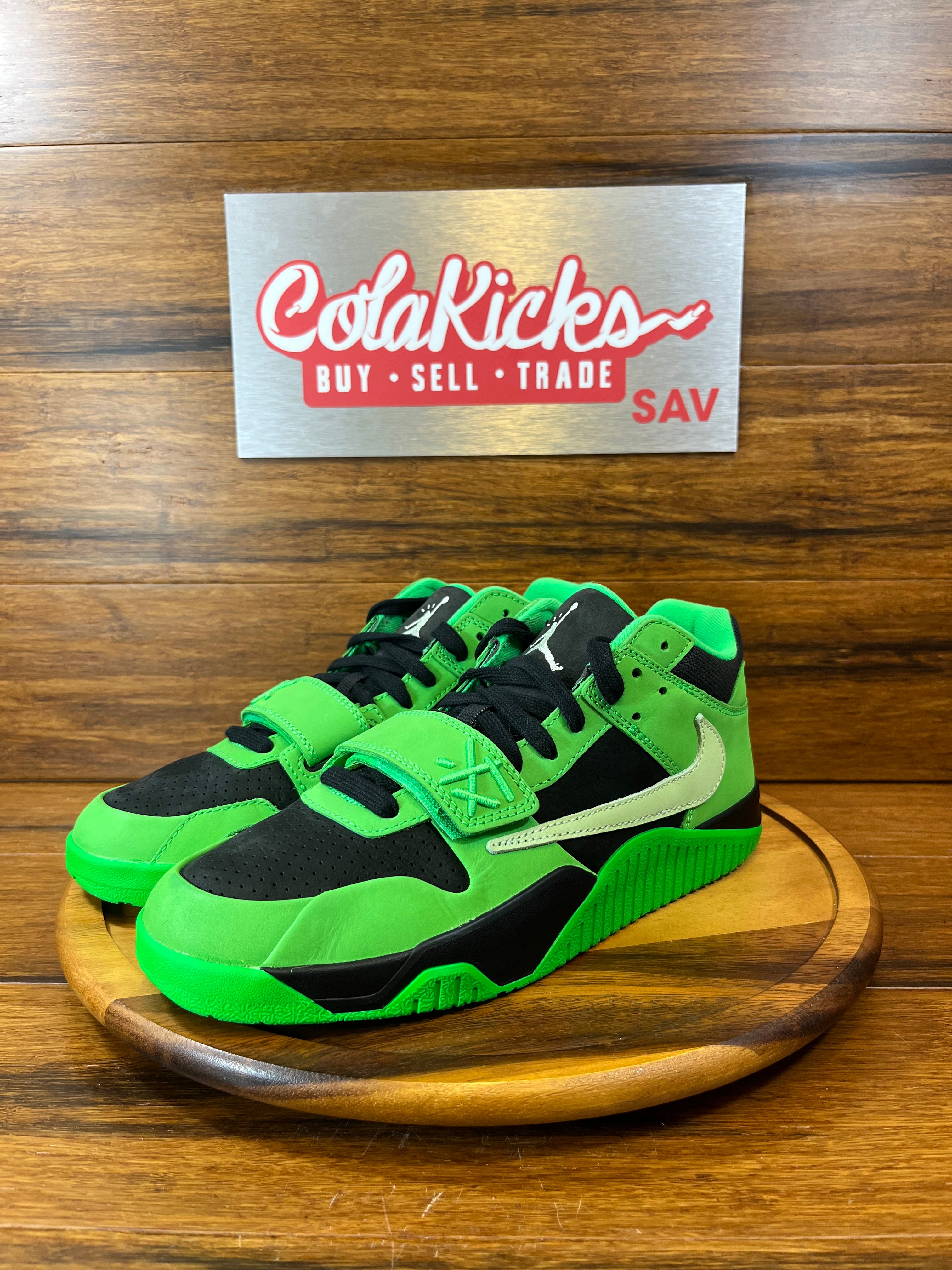 Jordan CJ1 T-Rexx Travis Scott Green Spark