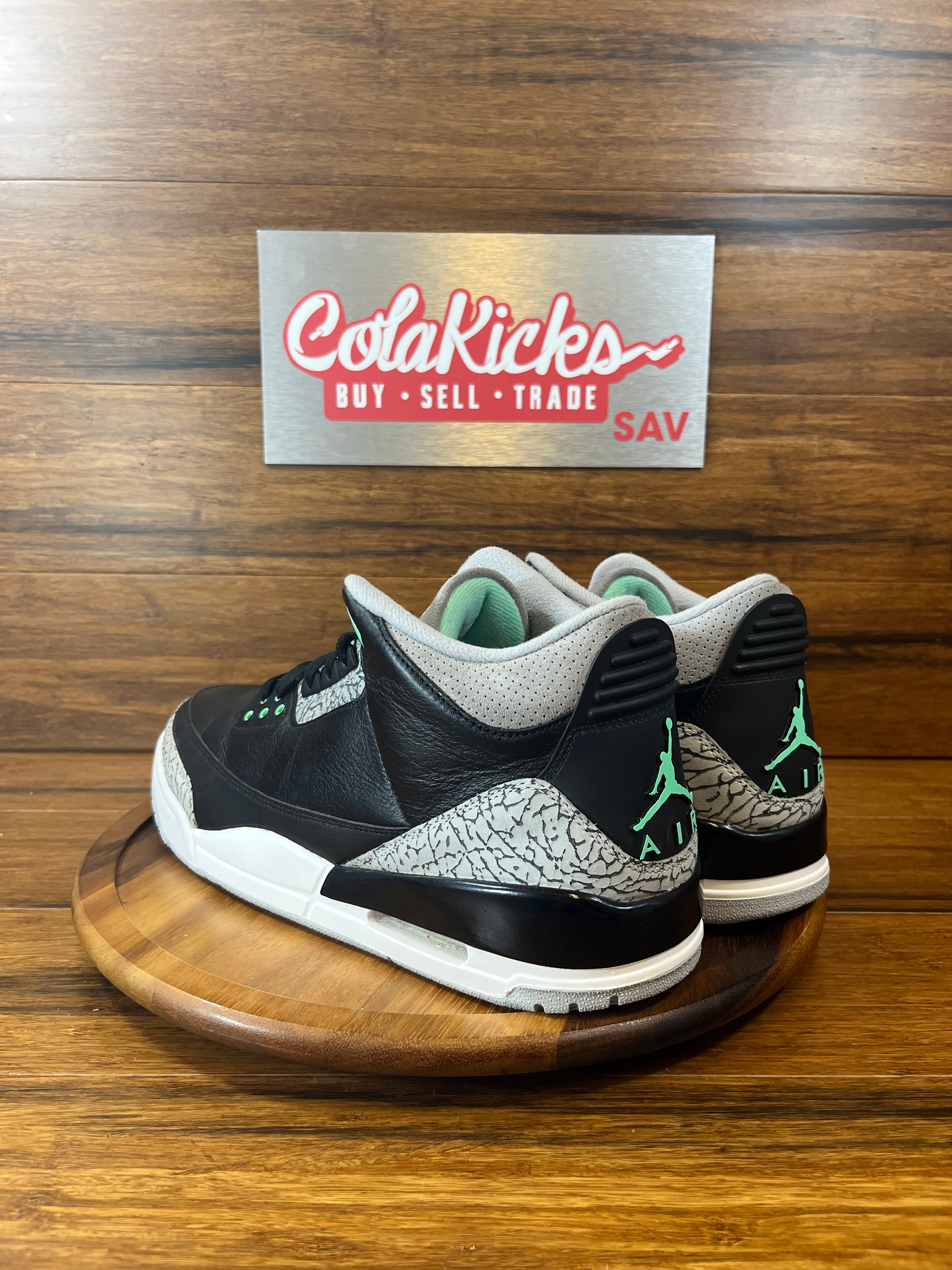 Jordan 3 Retro Green Glow