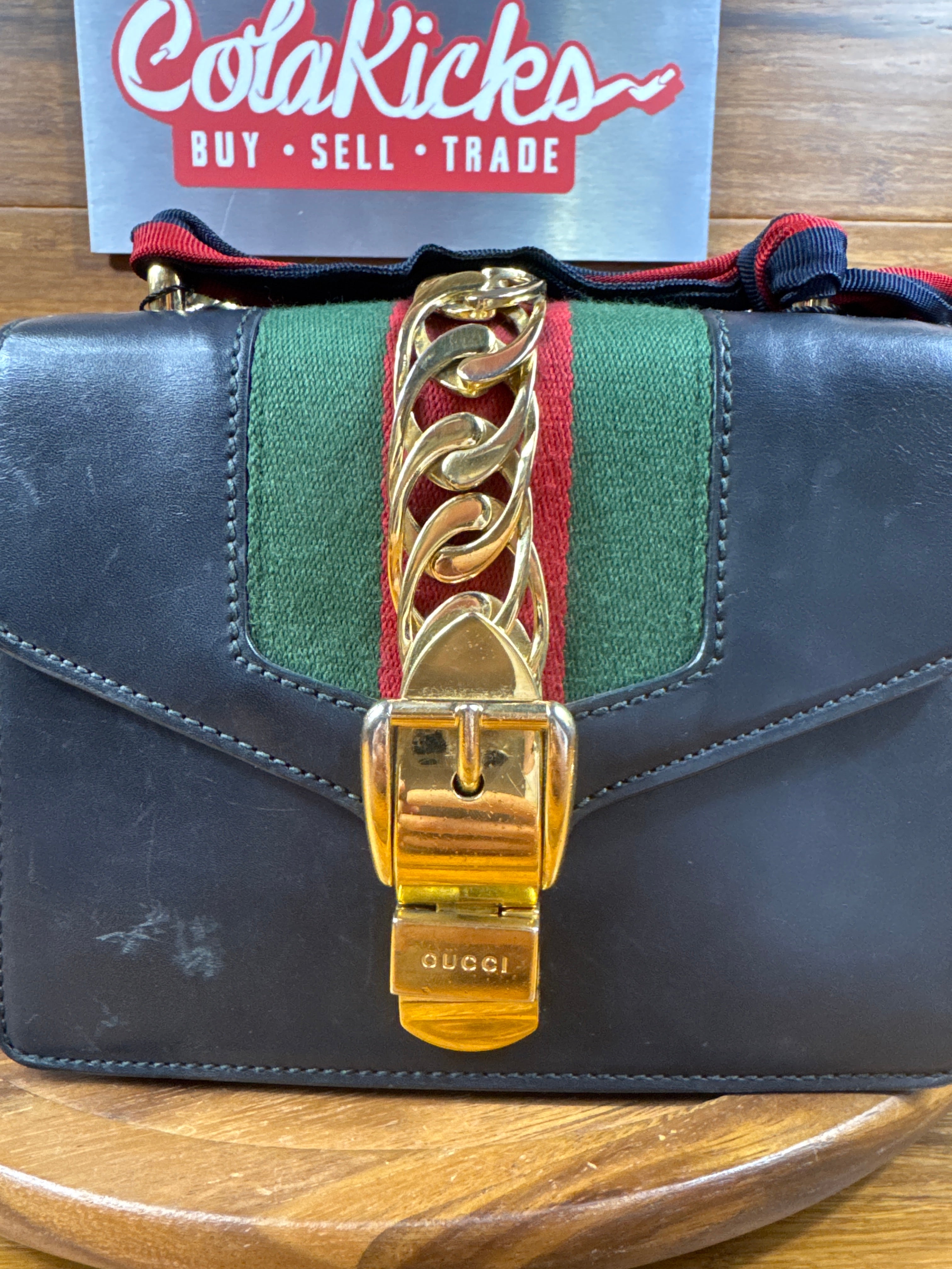 Gucci Sherry Line Mini Sylvie Shoulder Bag