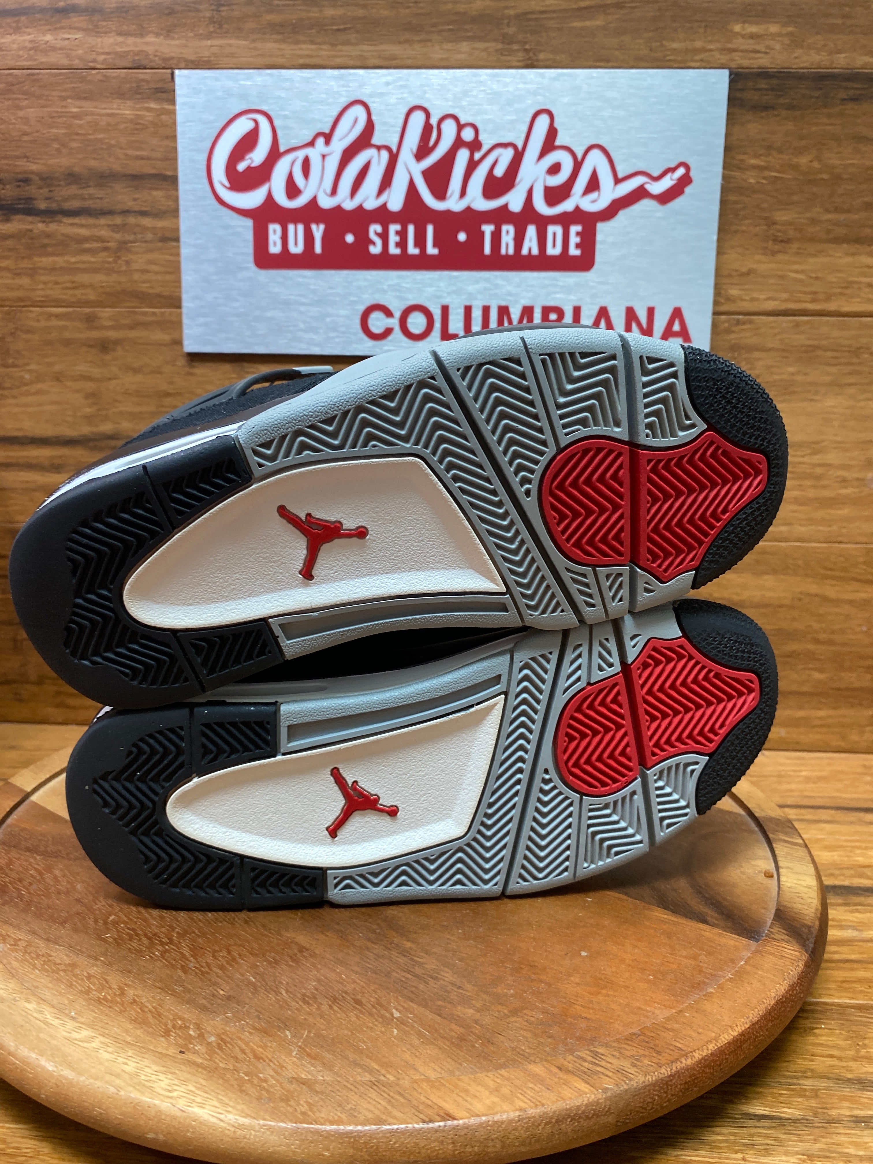 Jordan 4 Retro Black Canvas (GS)