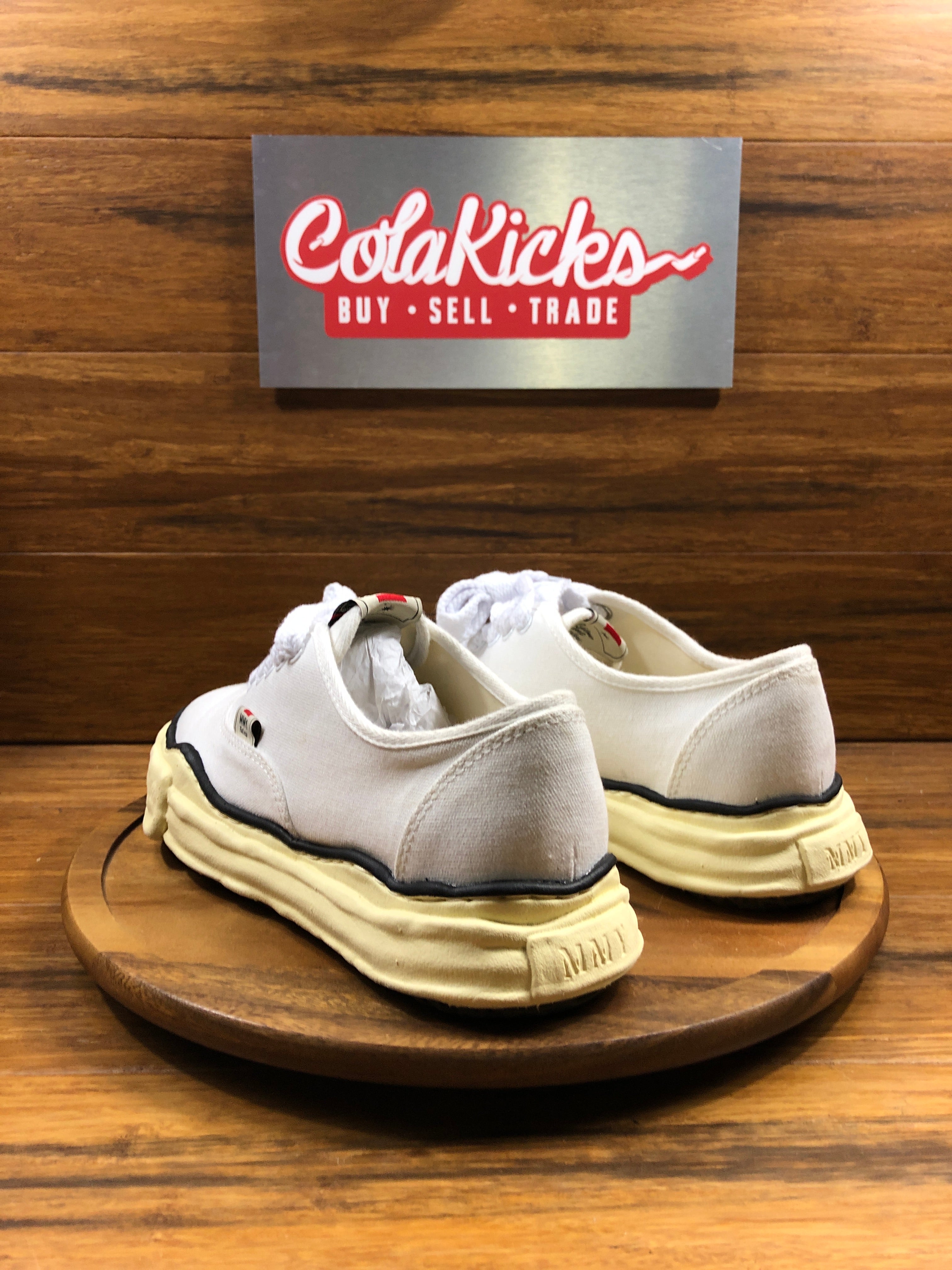 Maison Mihara Yasuhiro Baker Vintage-Like OG Sole Canvas Low White