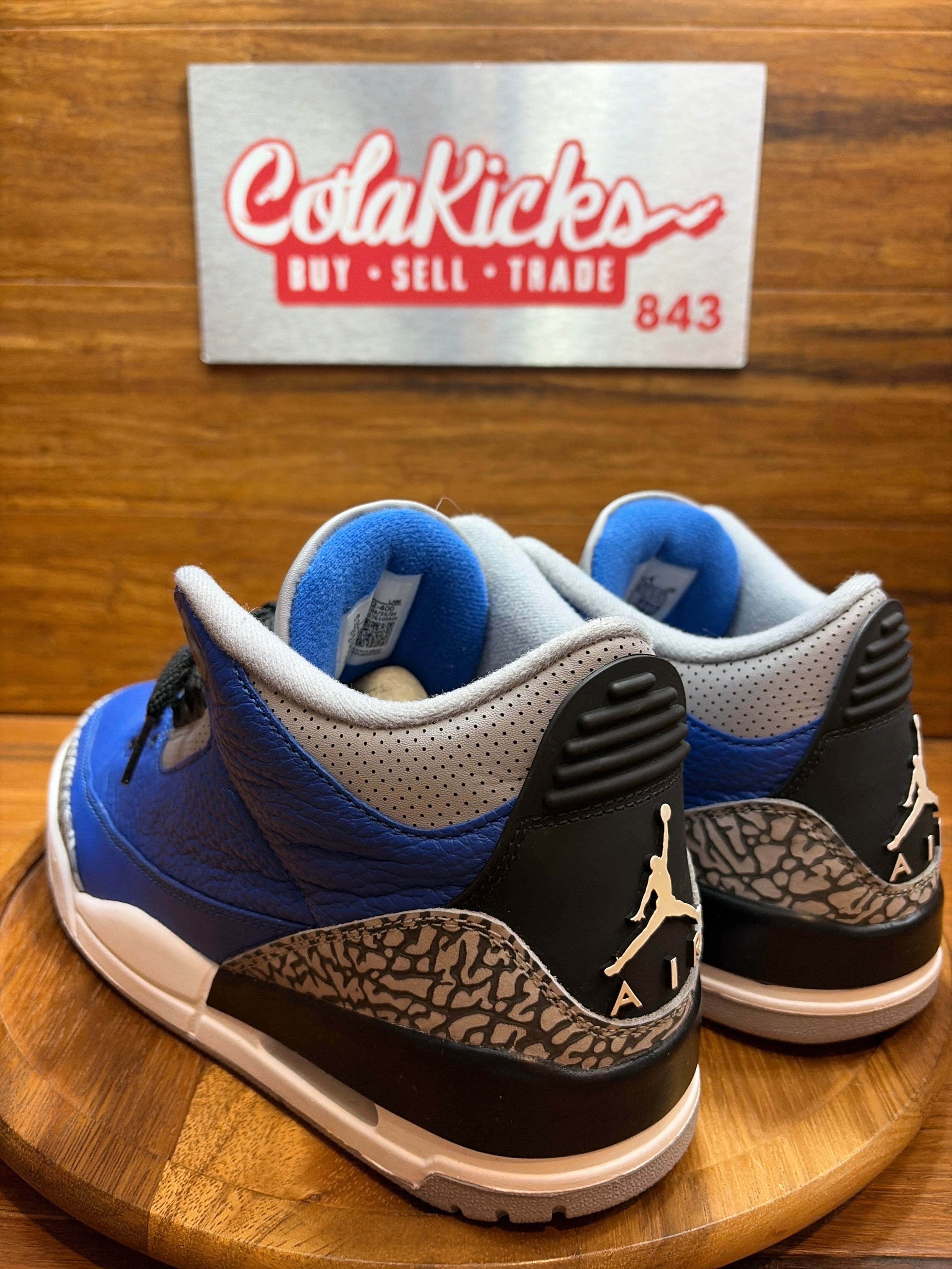 Jordan 3 Retro Varsity Royal Cement