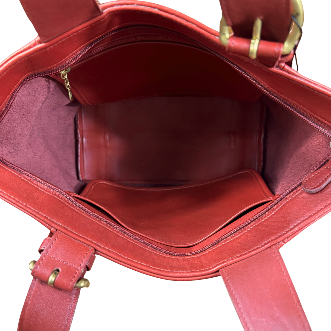 Coach Waverly Soho Buckle Bag Red
