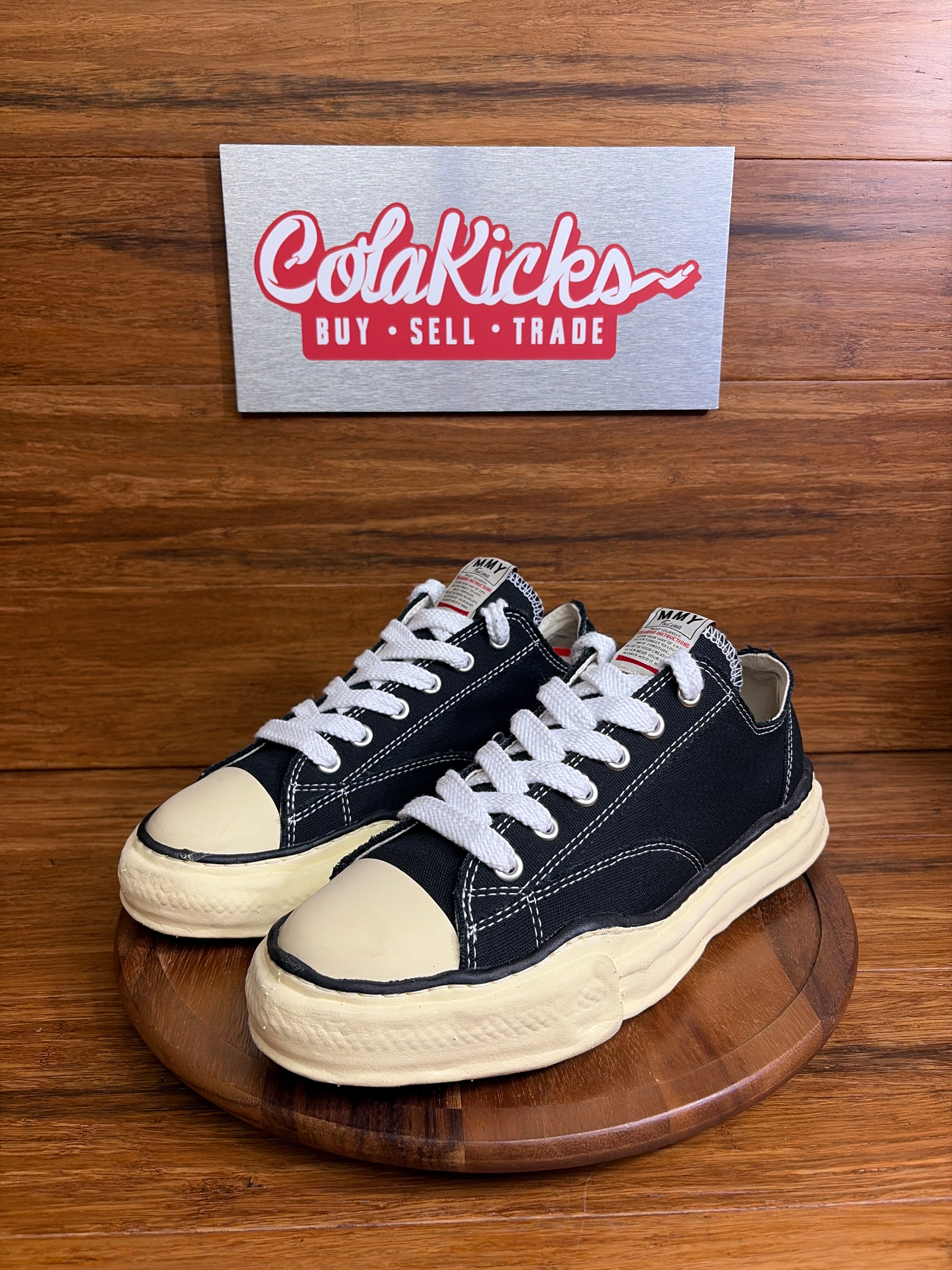 Maison Mihara Yasuhiro Peterson OG Sole Canvas Low Black White