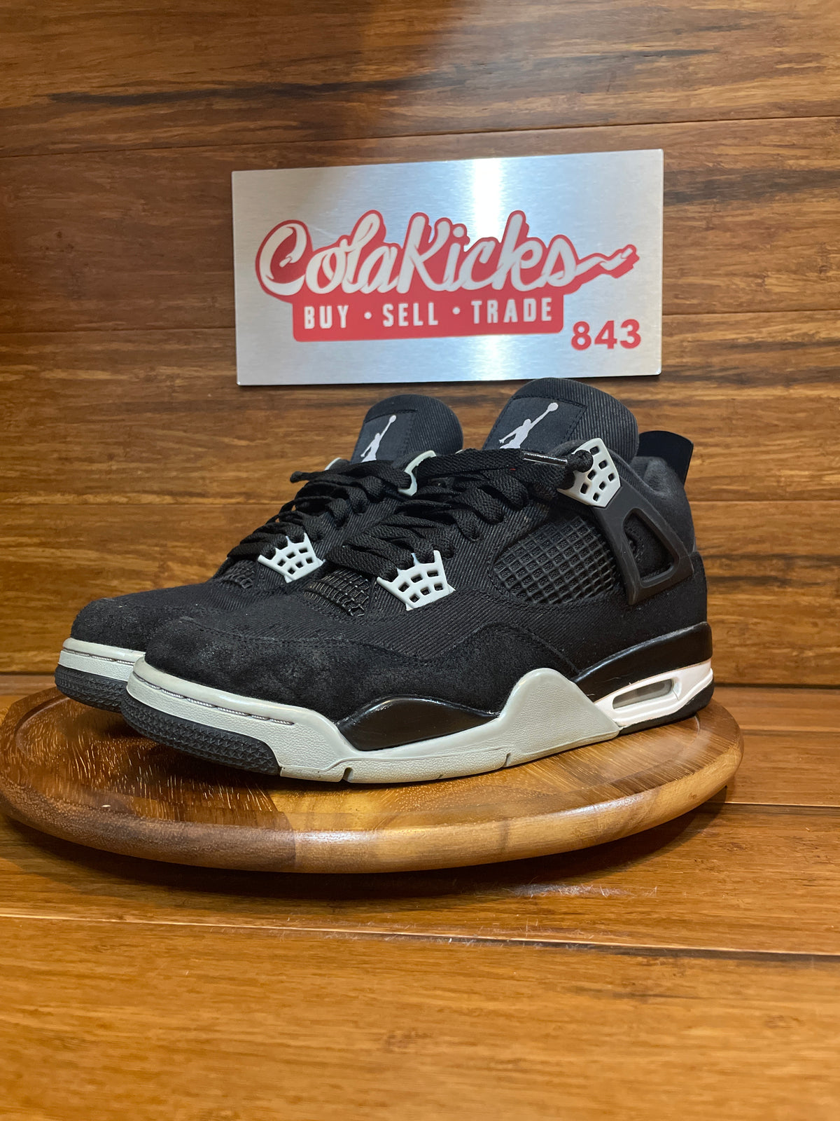 Jordan 4 Retro SE Black Canvas