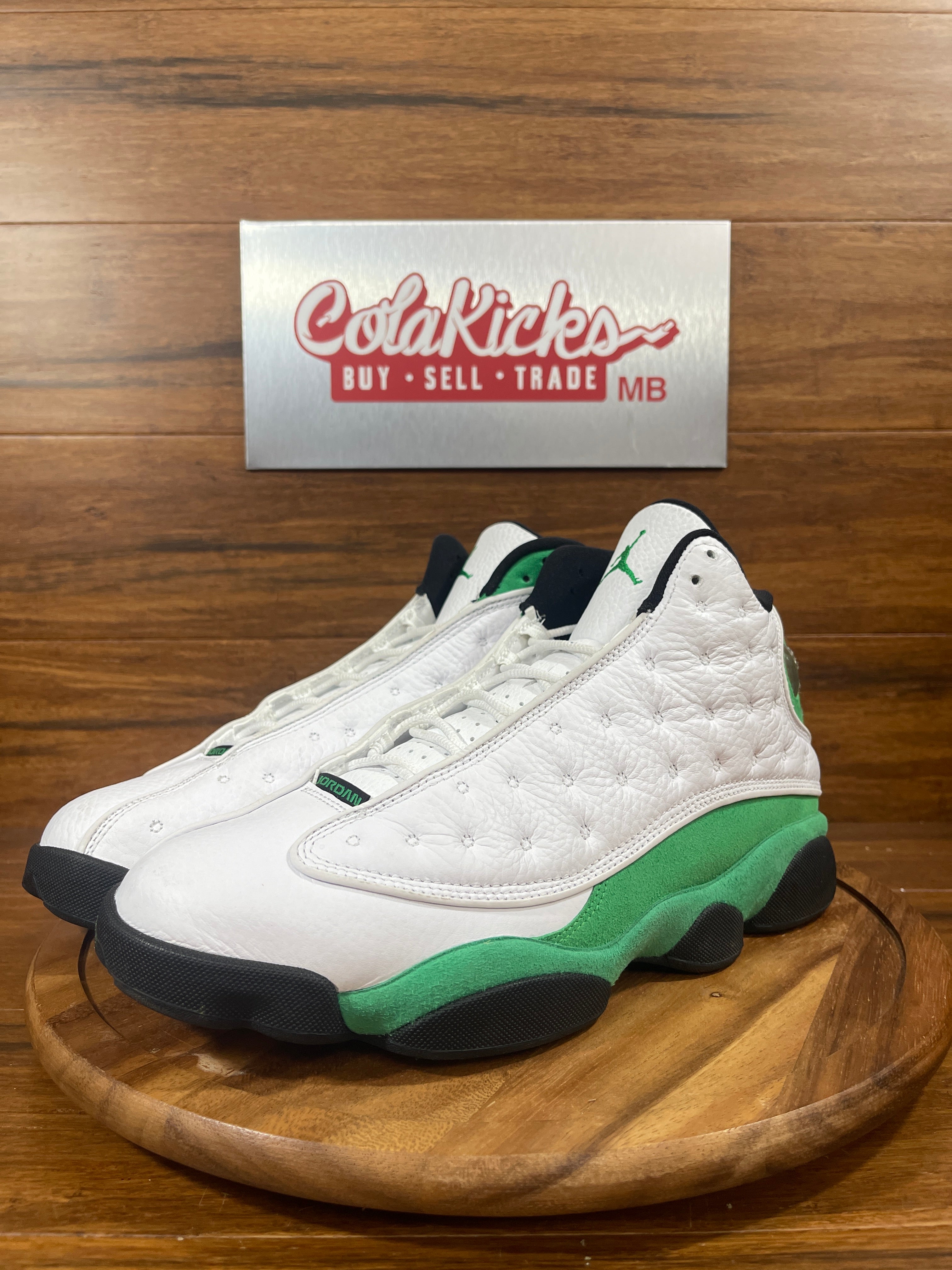 Jordan 13 Retro White Lucky Green