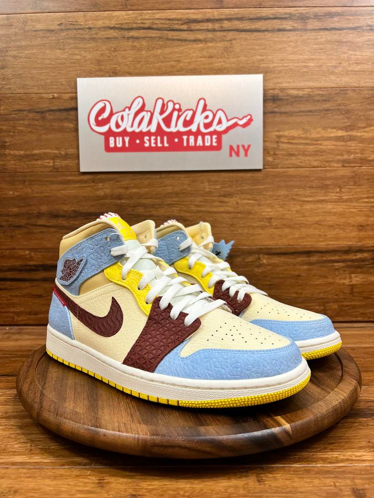 Jordan 1 Mid SE Fearless Maison Chateau Rouge josh consign