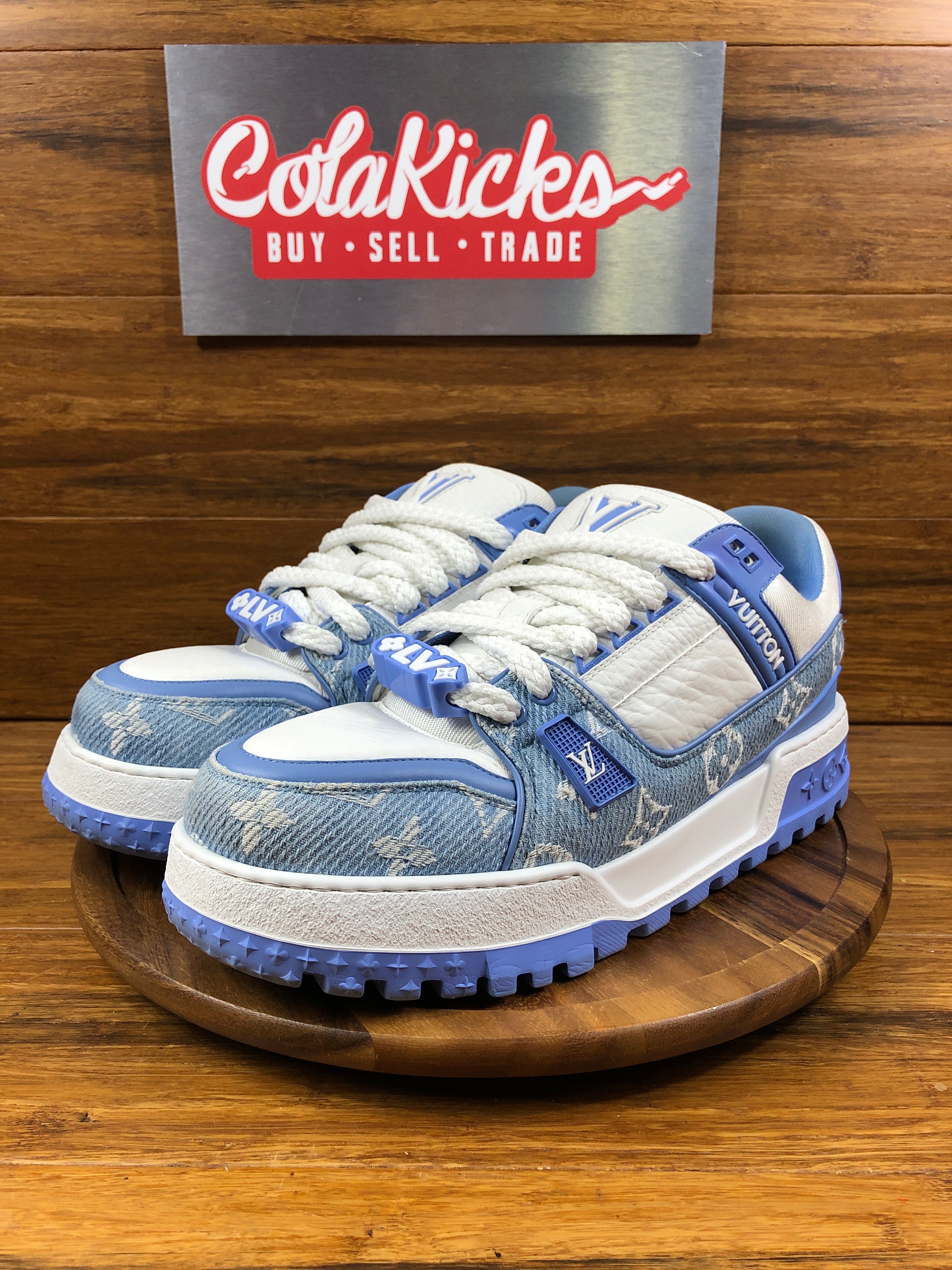 Louis Vuitton LV Trainer Maxi Blue Monogram