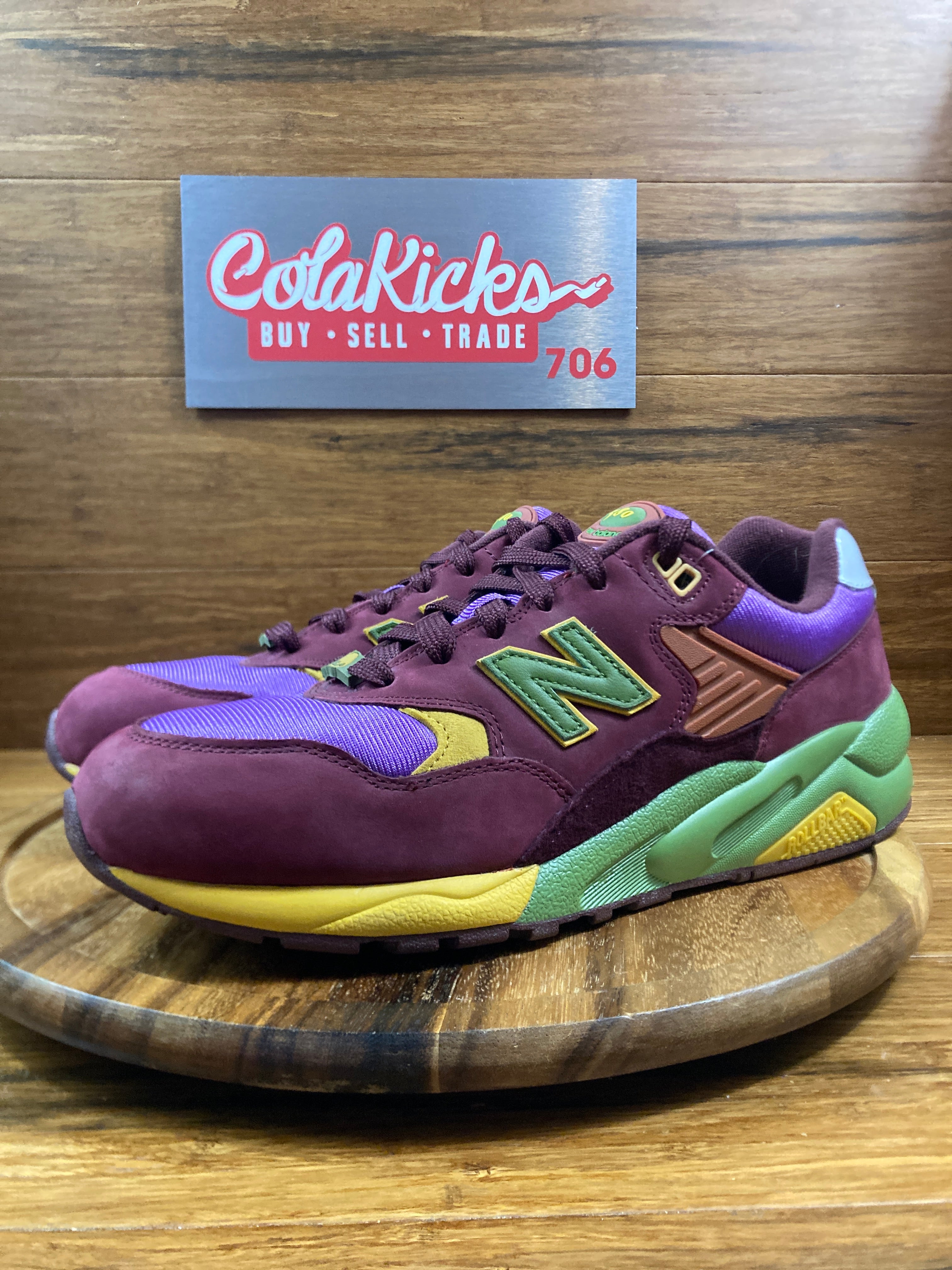 New Balance 580 Stray Rats Maroon Purple