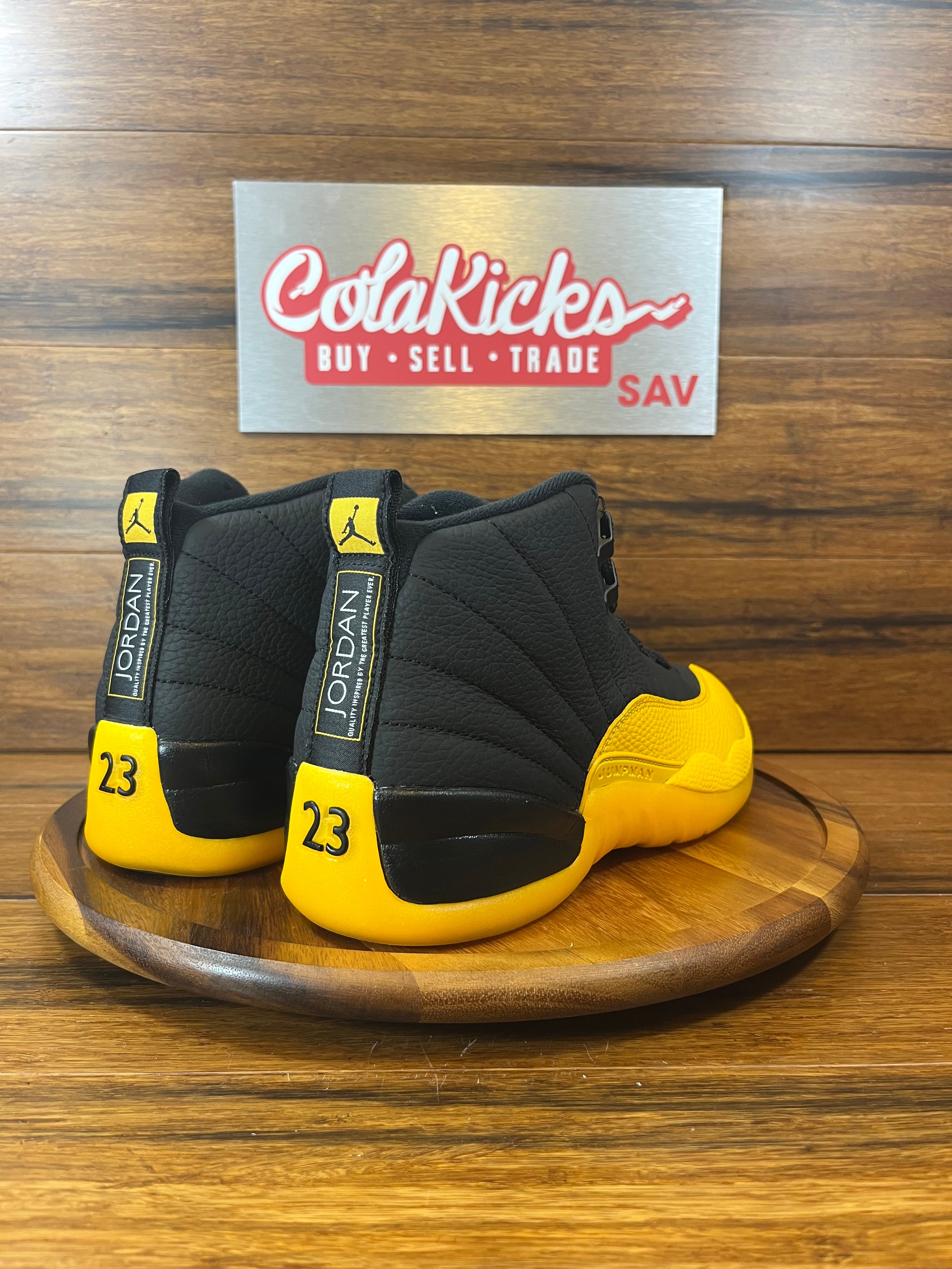 Jordan 12 Retro Black University Gold
