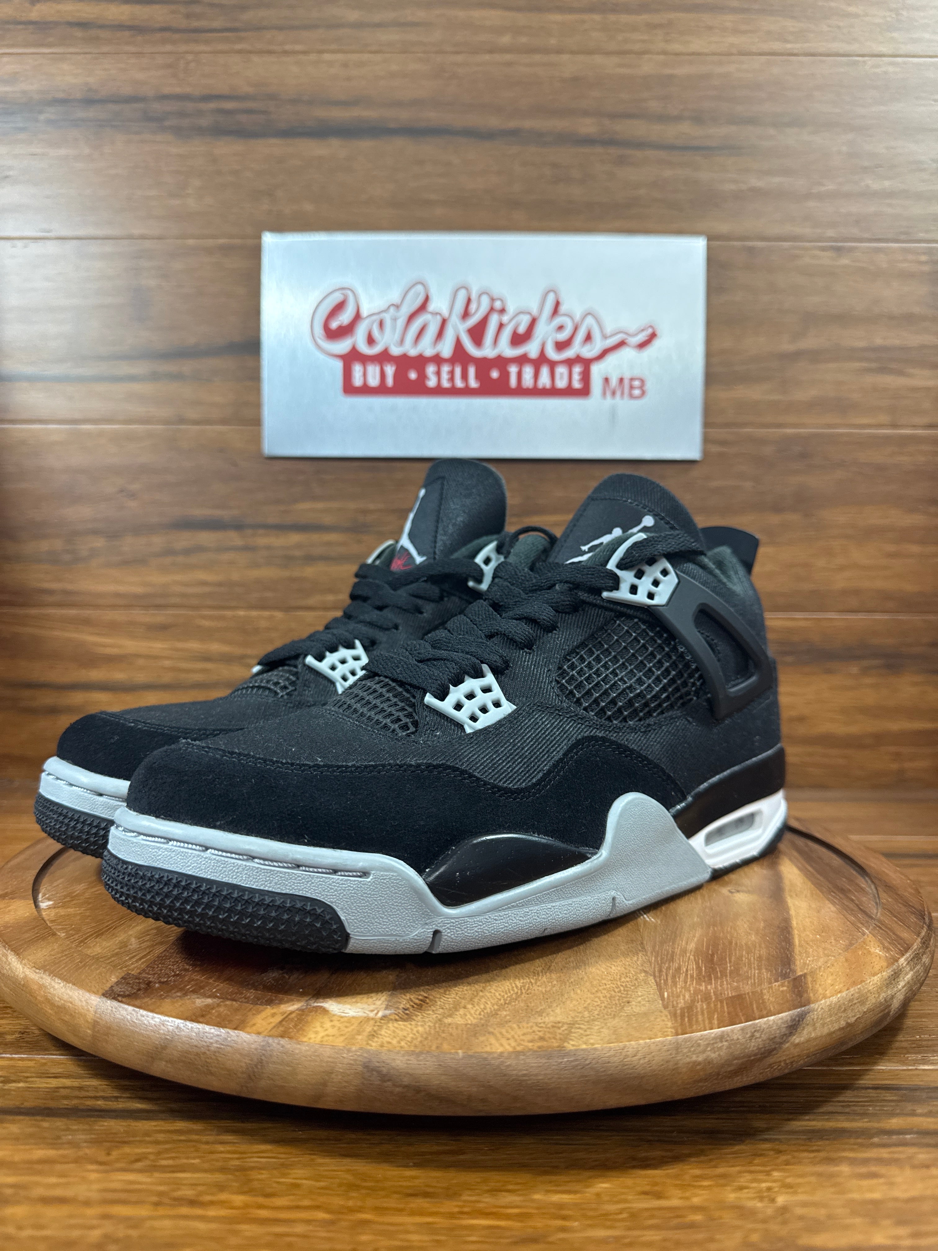Jordan 4 Retro SE Black Canvas