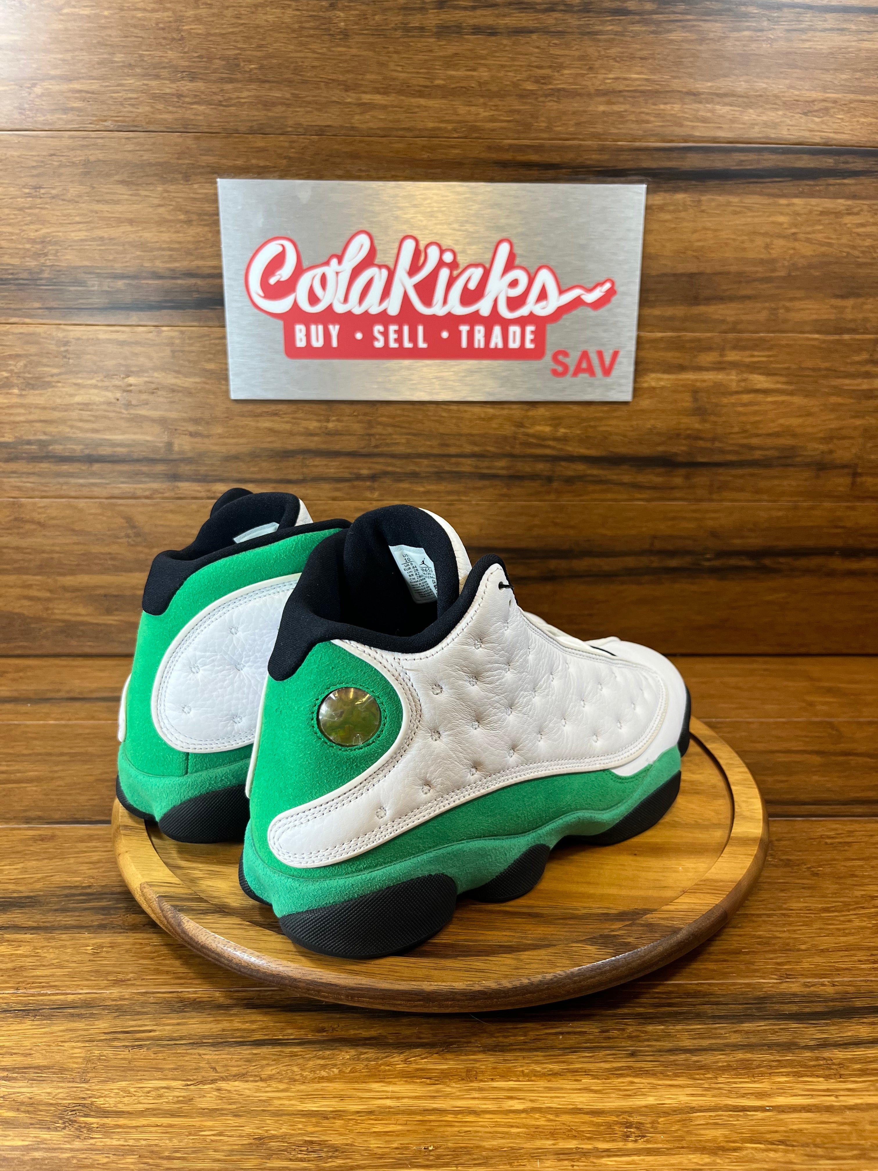 Jordan 13 Retro White Lucky Green
