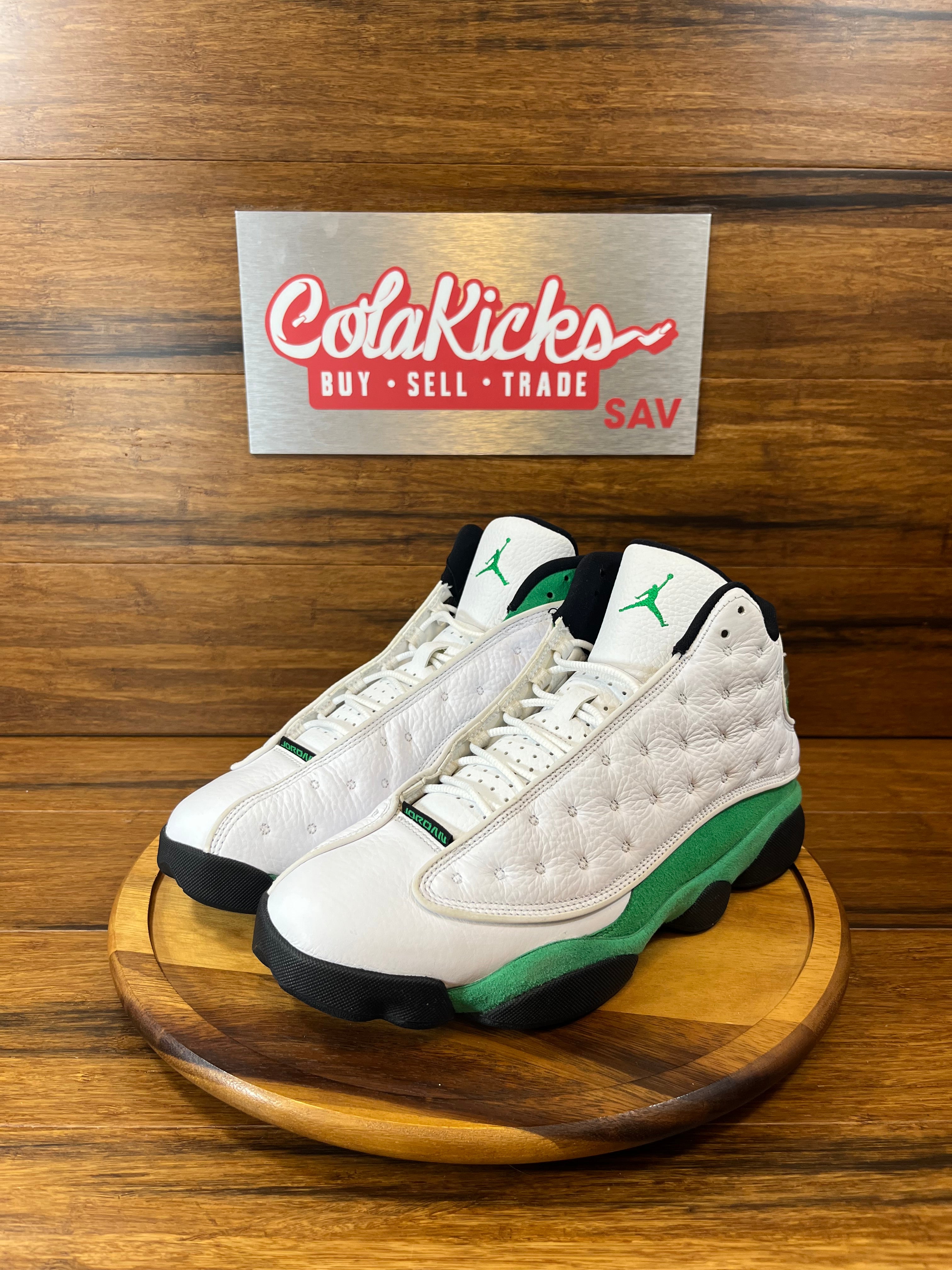 Jordan 13 Retro White Lucky Green